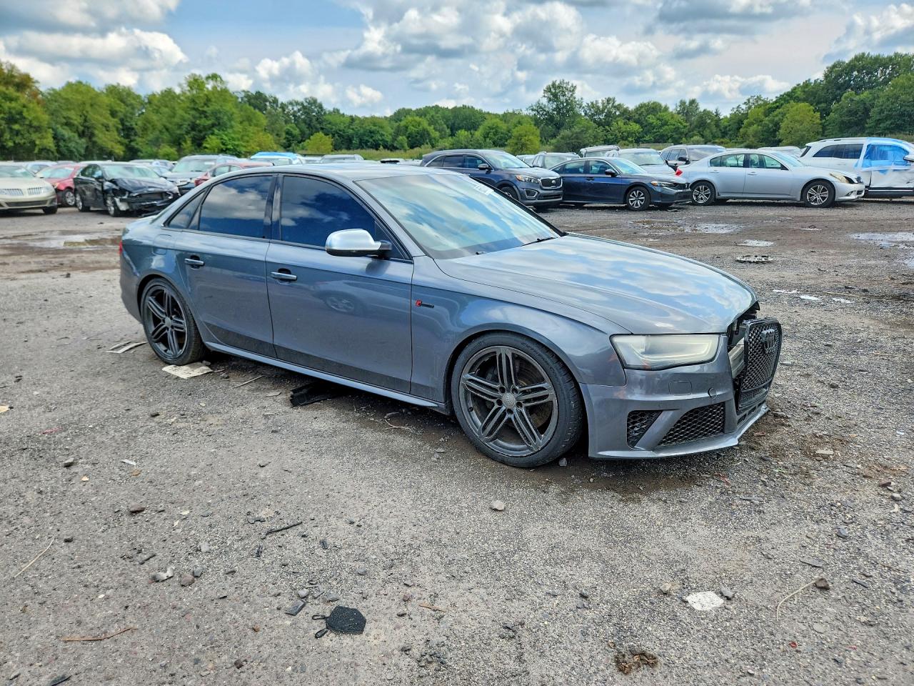 2013 Audi S4 Premium Plus Silver vin: WAUBGAFL7DA174656