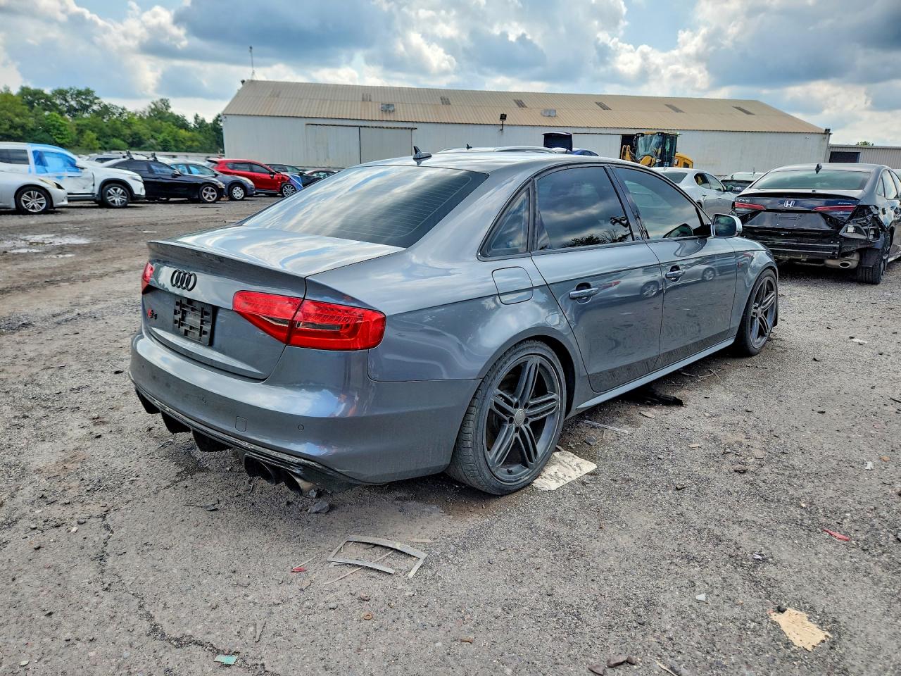 2013 Audi S4 Premium Plus Silver vin: WAUBGAFL7DA174656