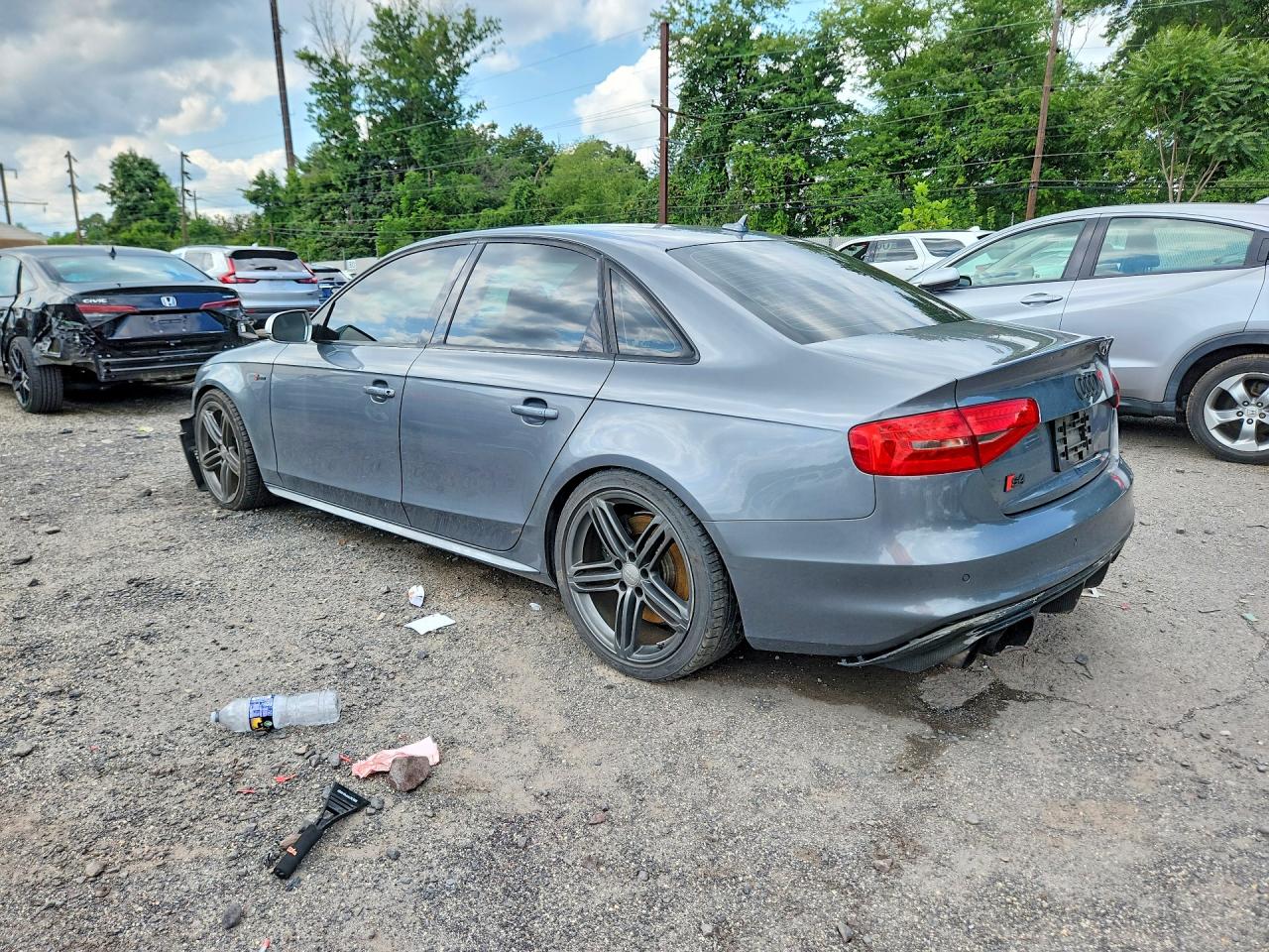2013 Audi S4 Premium Plus Silver vin: WAUBGAFL7DA174656