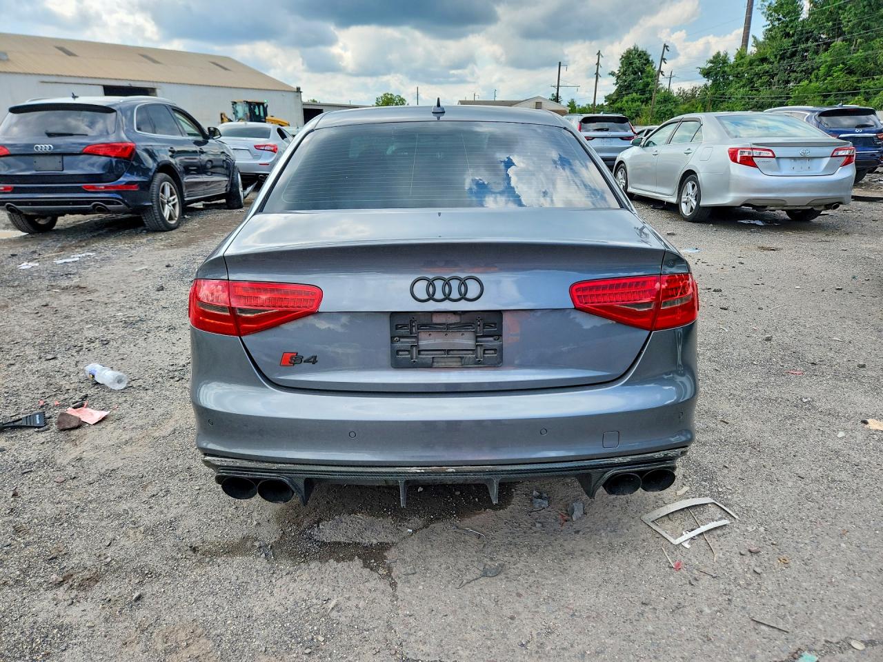 2013 Audi S4 Premium Plus Silver vin: WAUBGAFL7DA174656