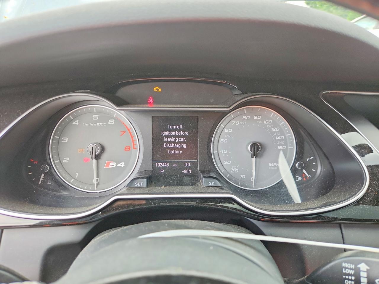 2013 Audi S4 Premium Plus Silver vin: WAUBGAFL7DA174656