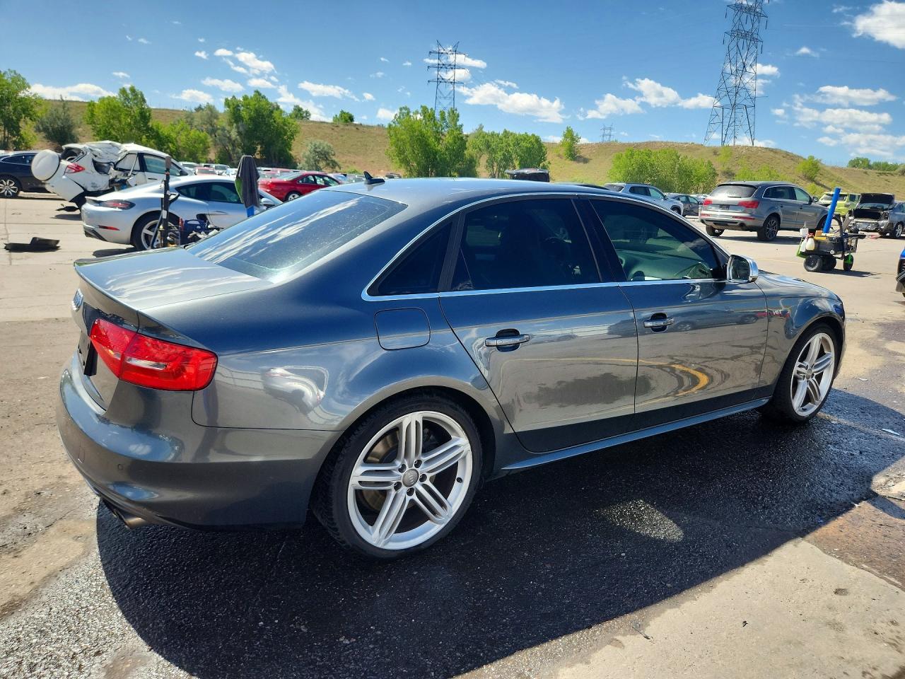 2015 Audi S4 Premium Plus Gray vin: WAUBGAFL7FA032942