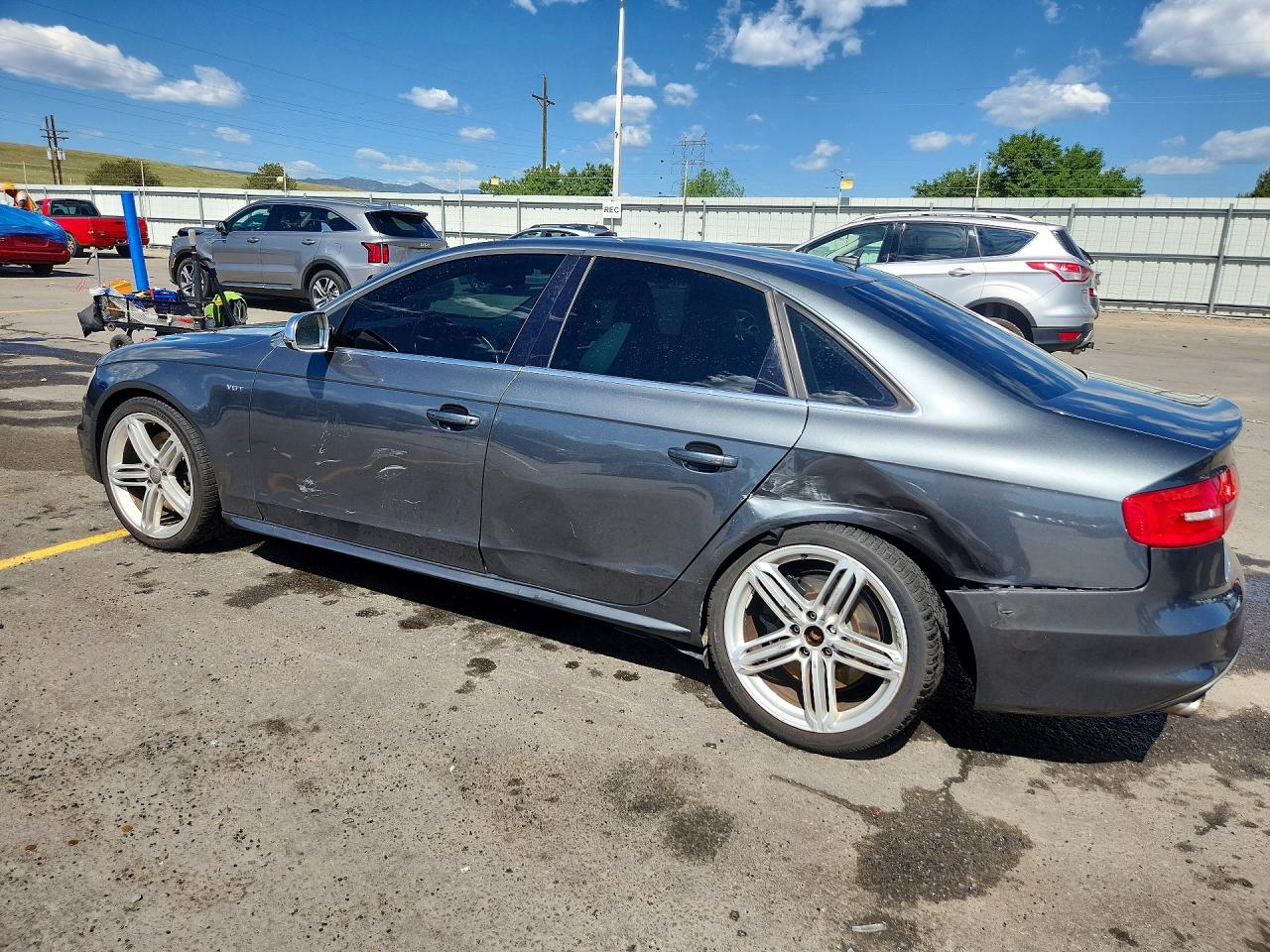 2015 Audi S4 Premium Plus Gray vin: WAUBGAFL7FA032942