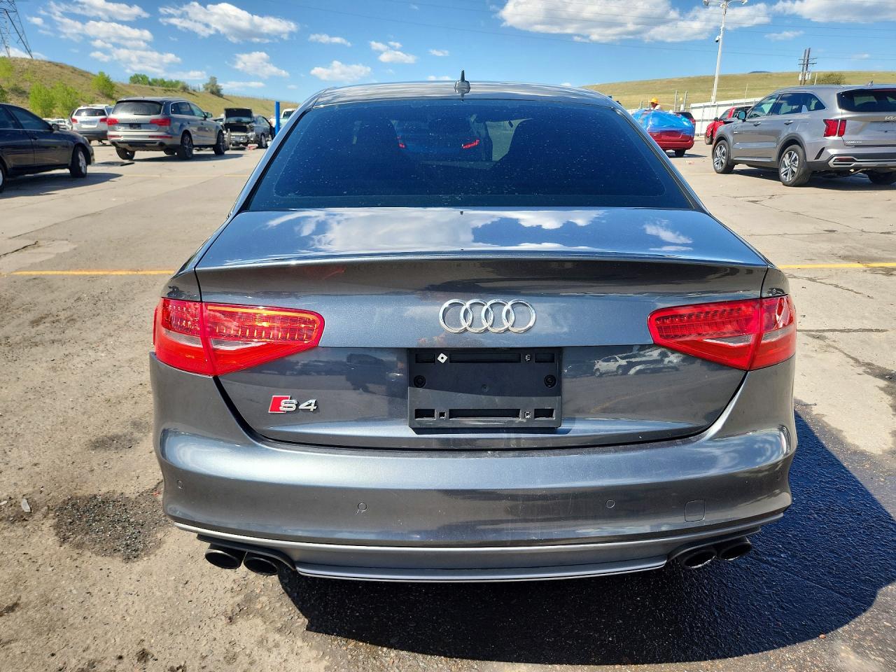2015 Audi S4 Premium Plus Gray vin: WAUBGAFL7FA032942