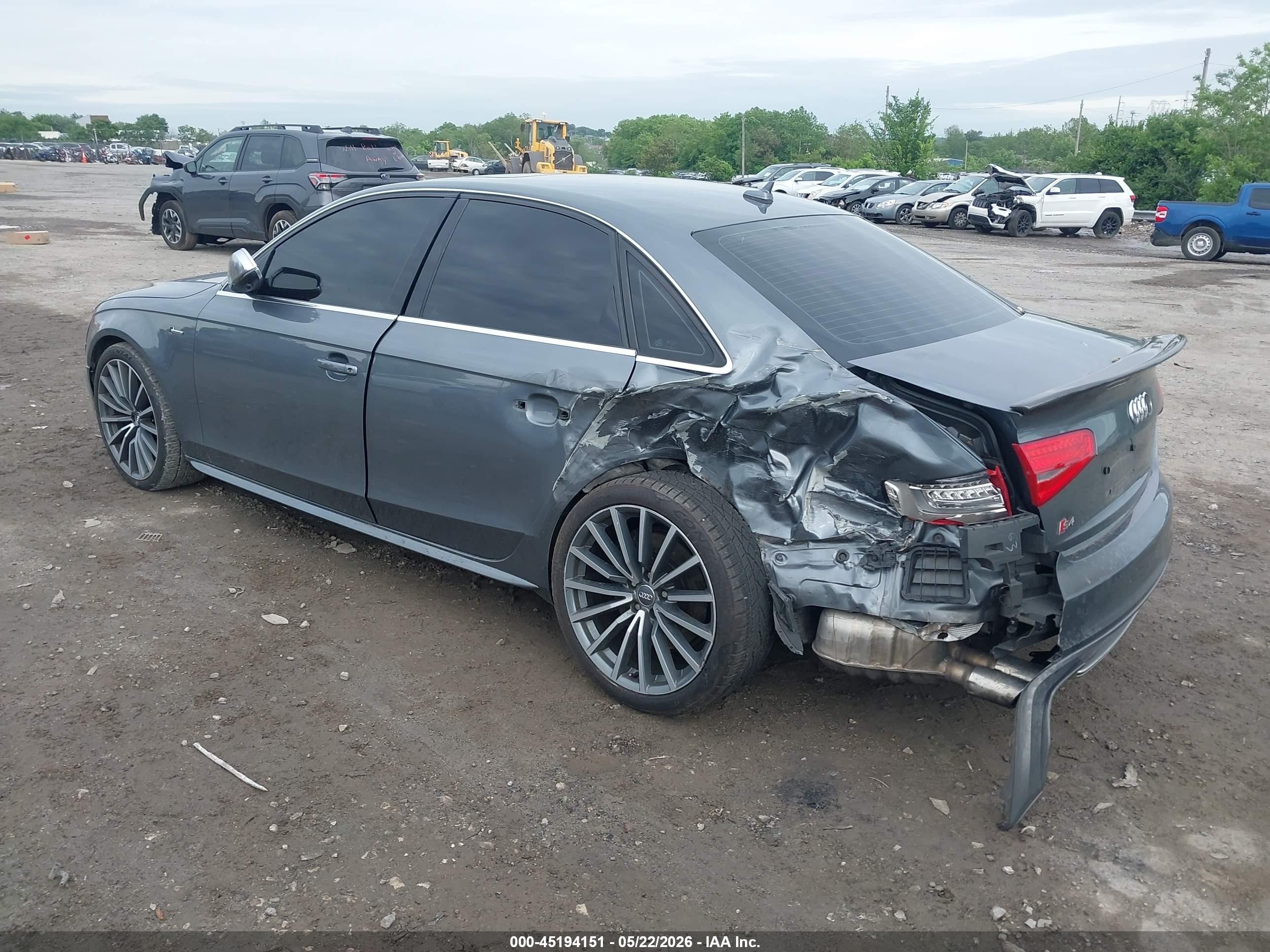 2013 Audi S4 3.0t Premium Plus Gray vin: WAUBGAFL8DA090071