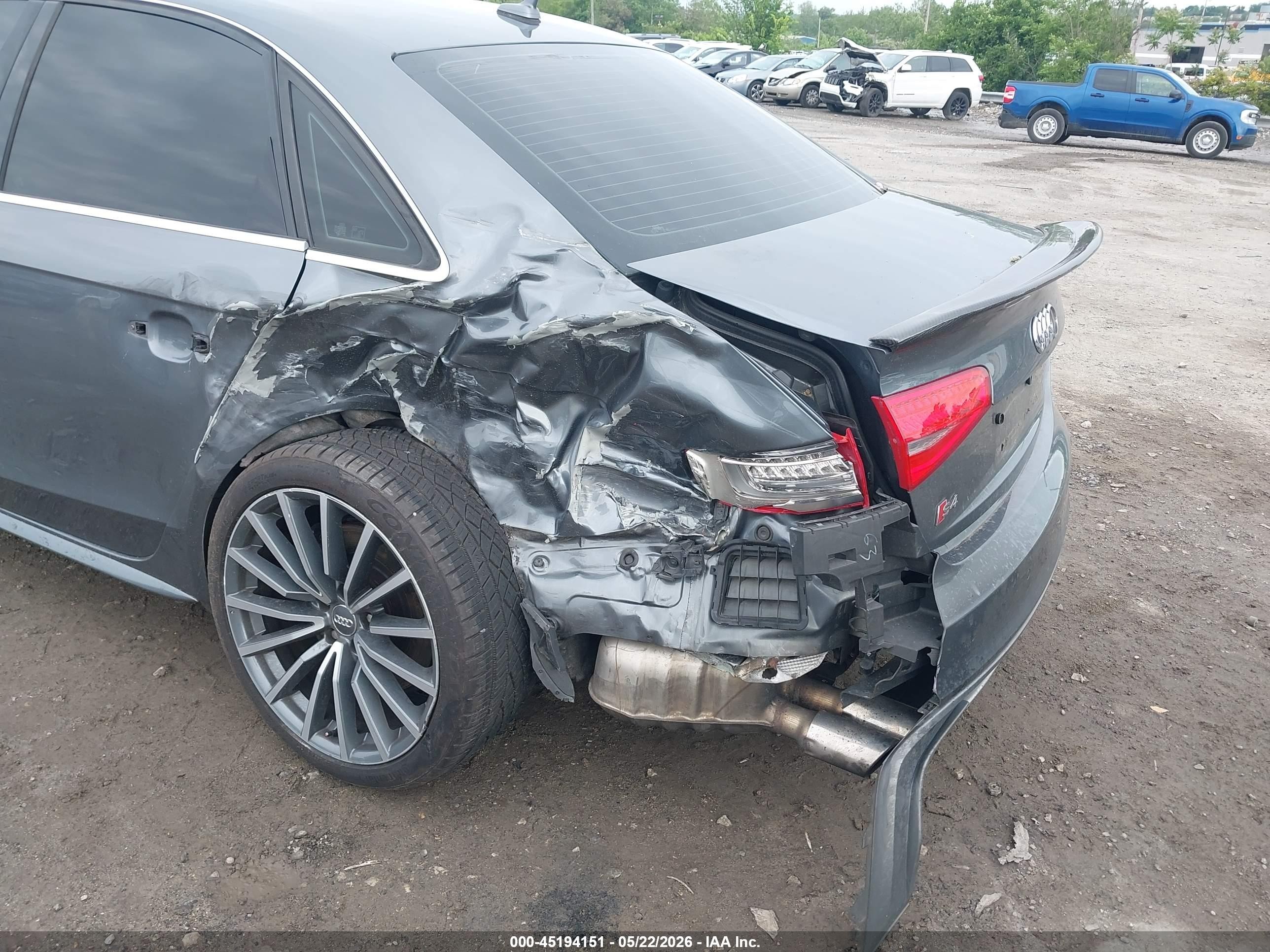 2013 Audi S4 3.0t Premium Plus Gray vin: WAUBGAFL8DA090071