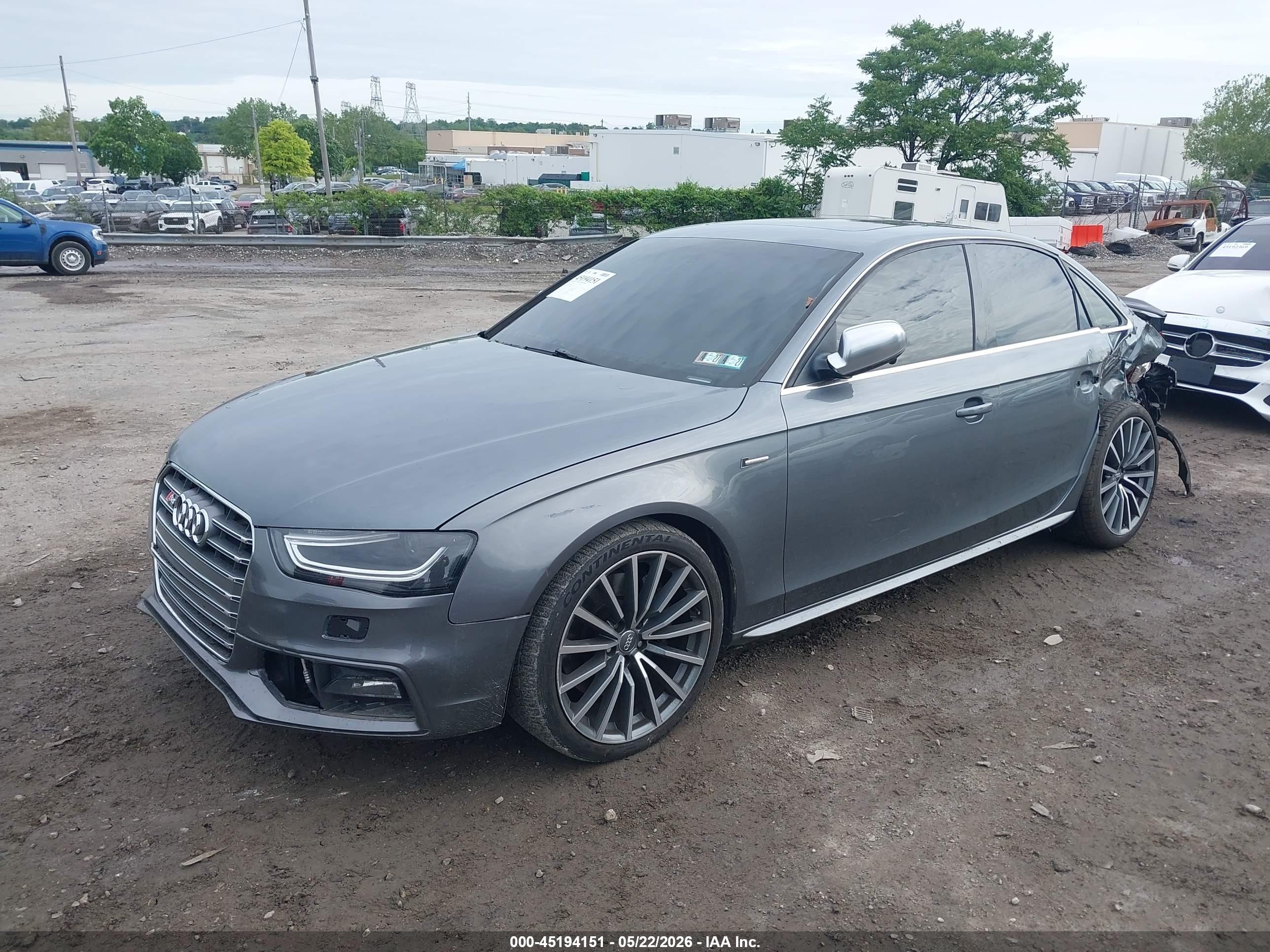 2013 Audi S4 3.0t Premium Plus Gray vin: WAUBGAFL8DA090071
