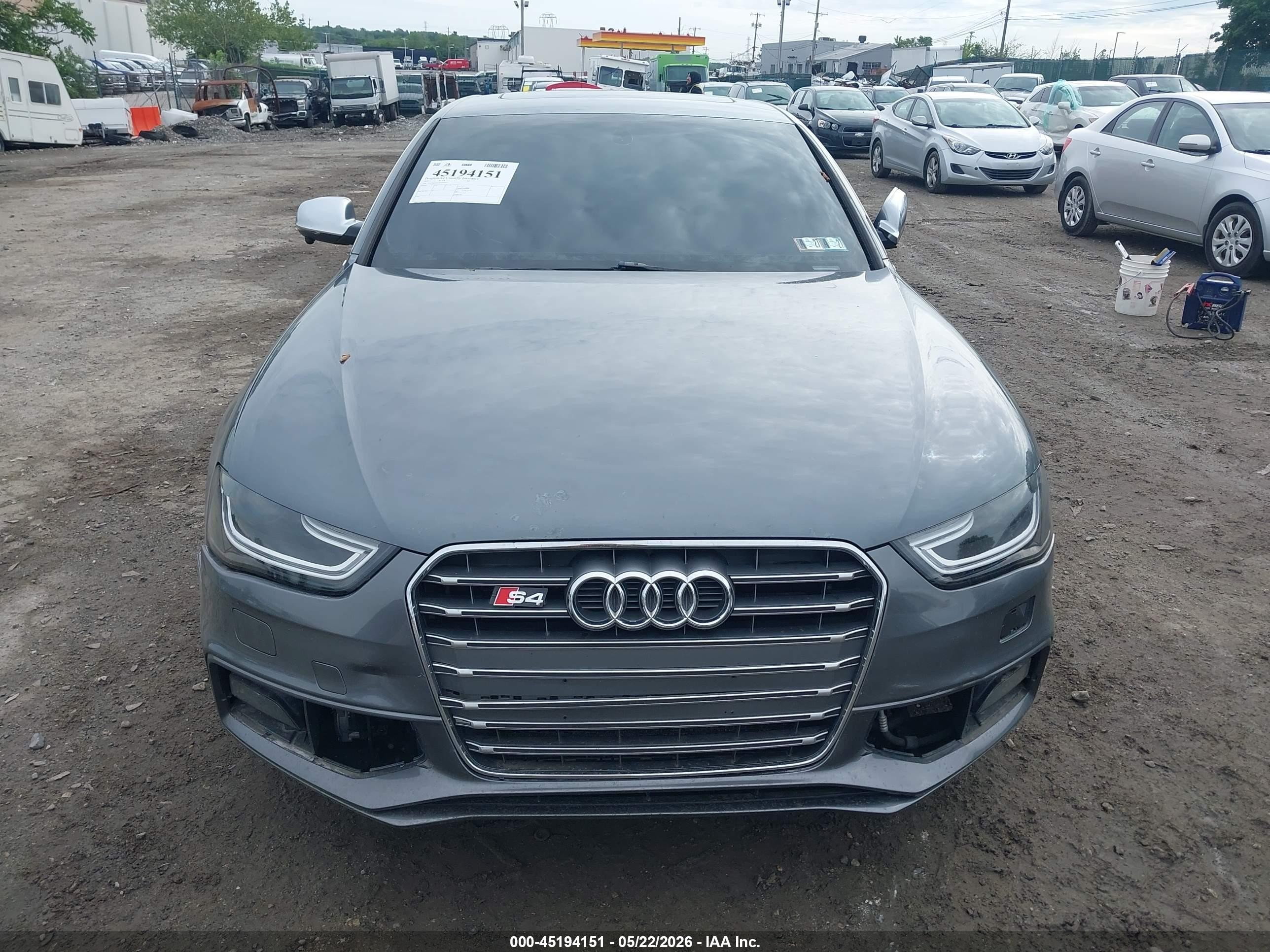 2013 Audi S4 3.0t Premium Plus Gray vin: WAUBGAFL8DA090071