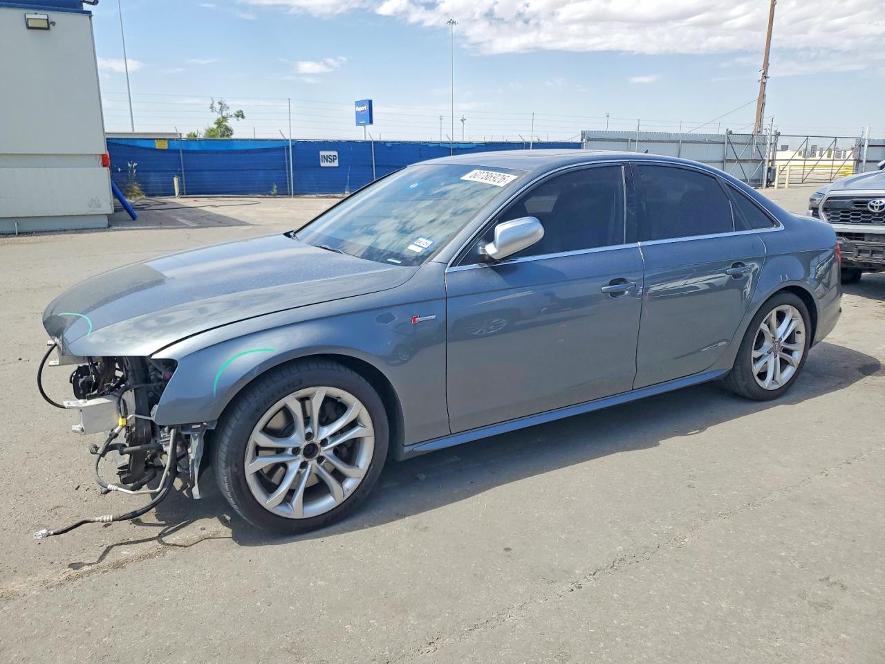 2013 Audi S4 Premium Plus Серый vin: WAUBGAFL8DA145408