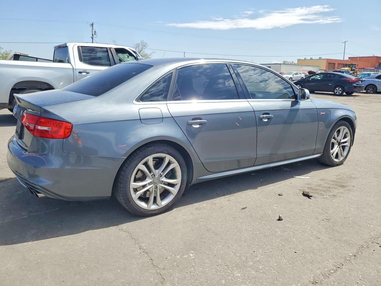 2013 Audi S4 Premium Plus Серый vin: WAUBGAFL8DA145408