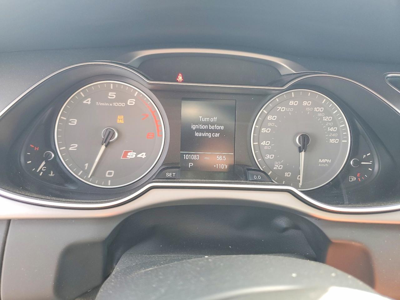 2013 Audi S4 Premium Plus Серый vin: WAUBGAFL8DA145408
