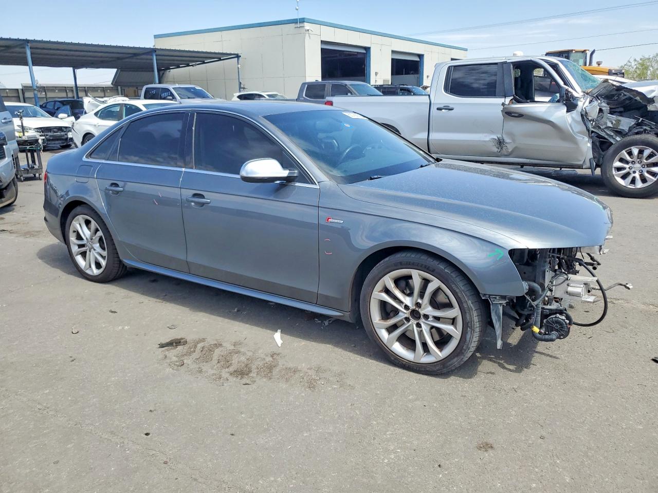 2013 Audi S4 Premium Plus Серый vin: WAUBGAFL8DA145408