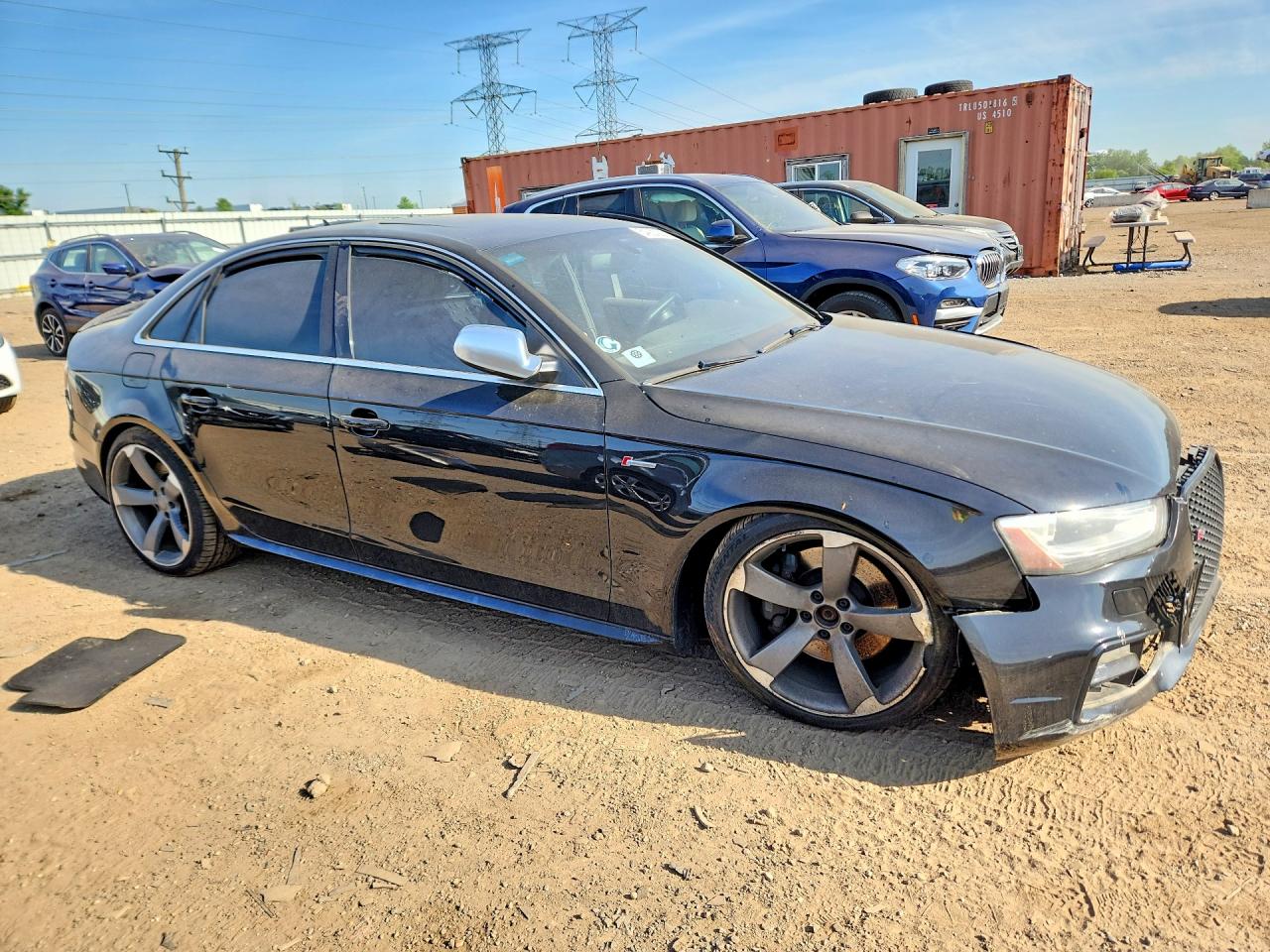 2013 Audi S4 Black vin: WAUBGAFL8DA234279