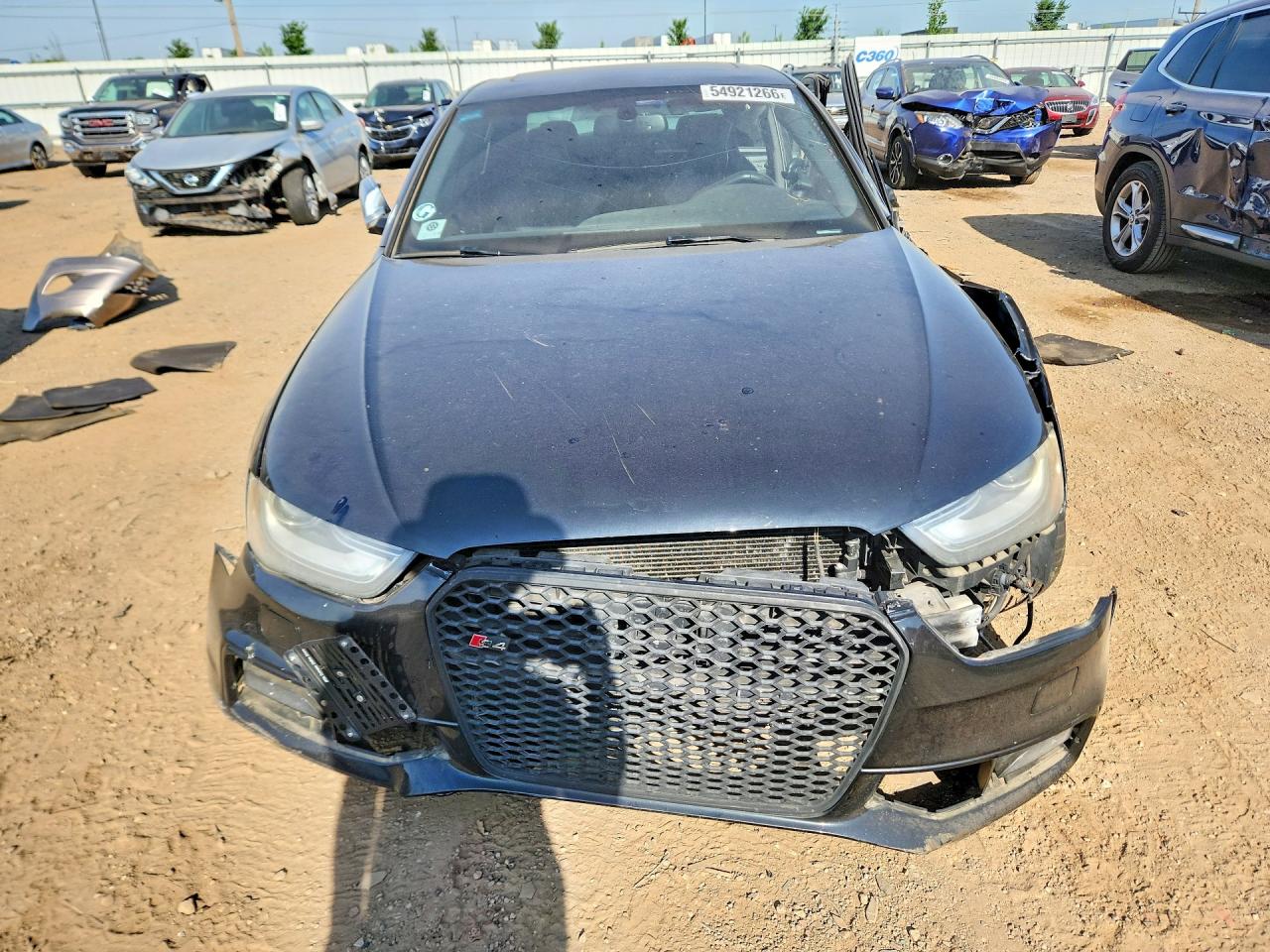2013 Audi S4 Black vin: WAUBGAFL8DA234279