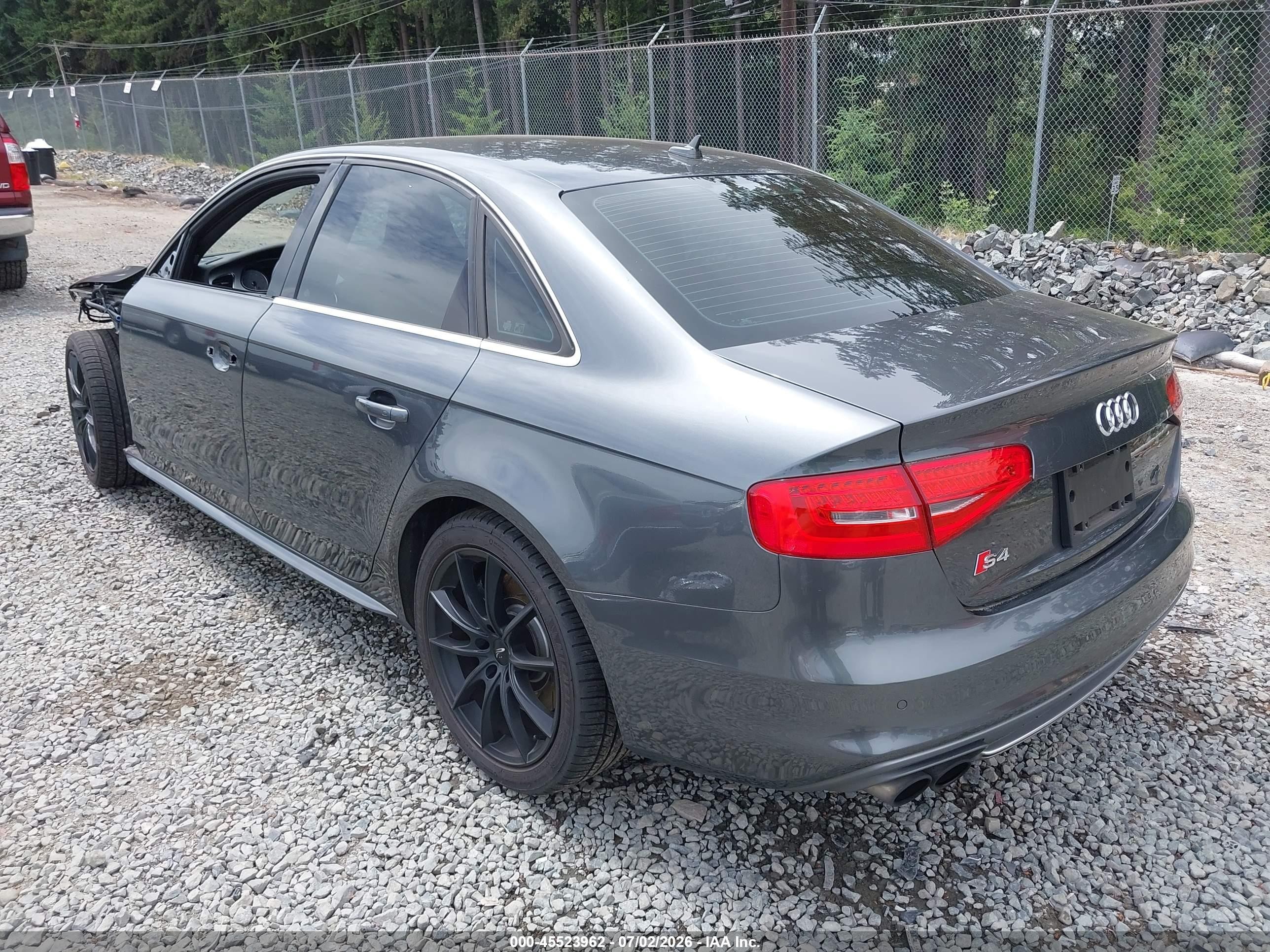 2015 Audi S4 3.0t Premium Plus Серый vin: WAUBGAFL8FA105509