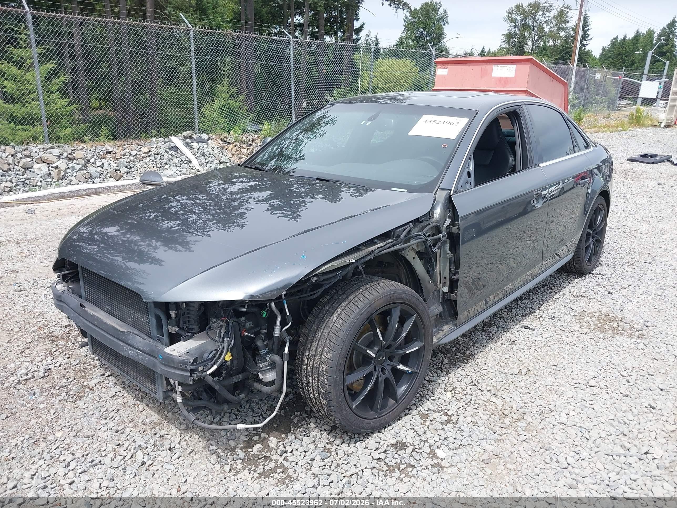 2015 Audi S4 3.0t Premium Plus Серый vin: WAUBGAFL8FA105509