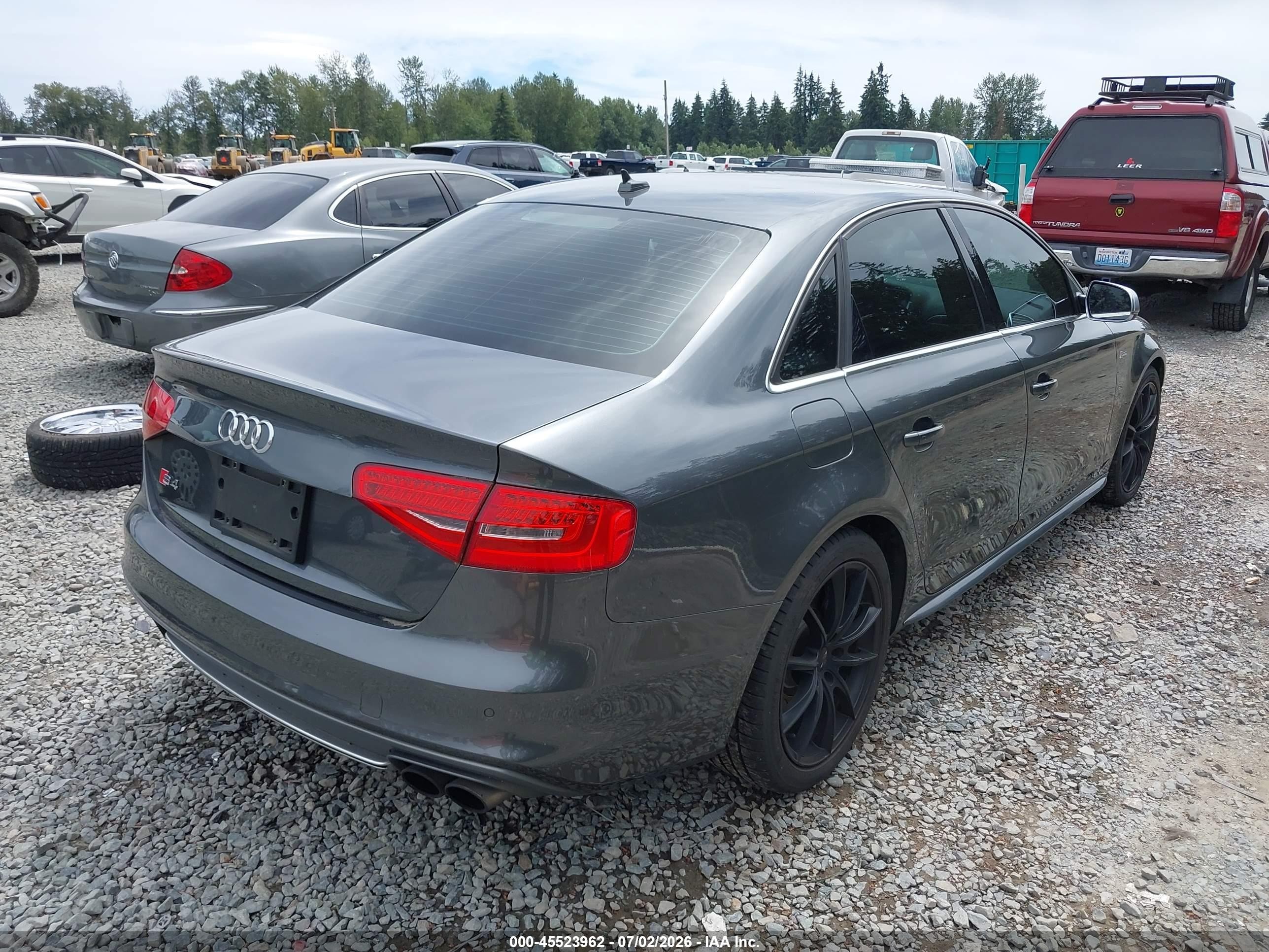 2015 Audi S4 3.0t Premium Plus Серый vin: WAUBGAFL8FA105509
