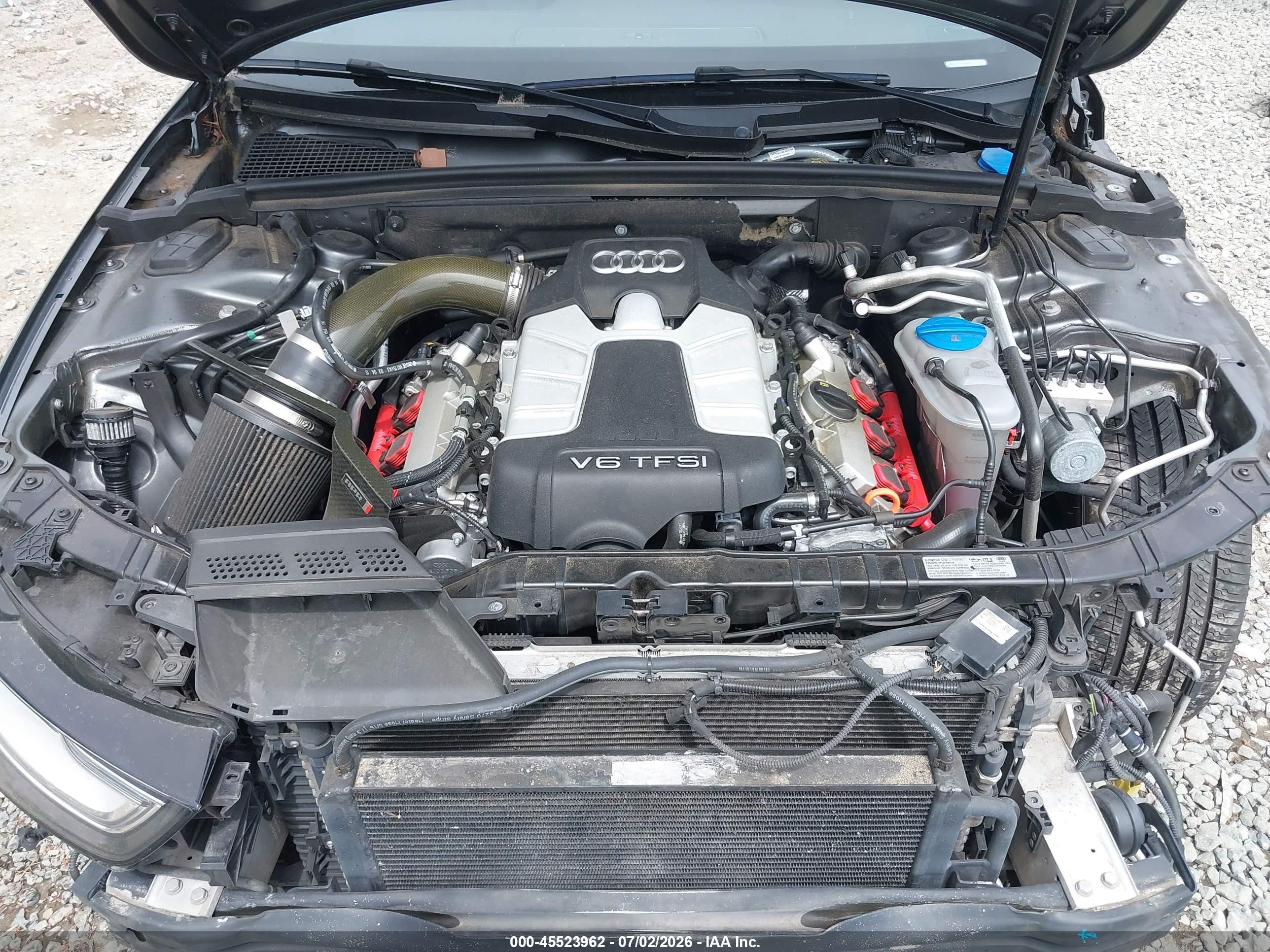 2015 Audi S4 3.0t Premium Plus Серый vin: WAUBGAFL8FA105509