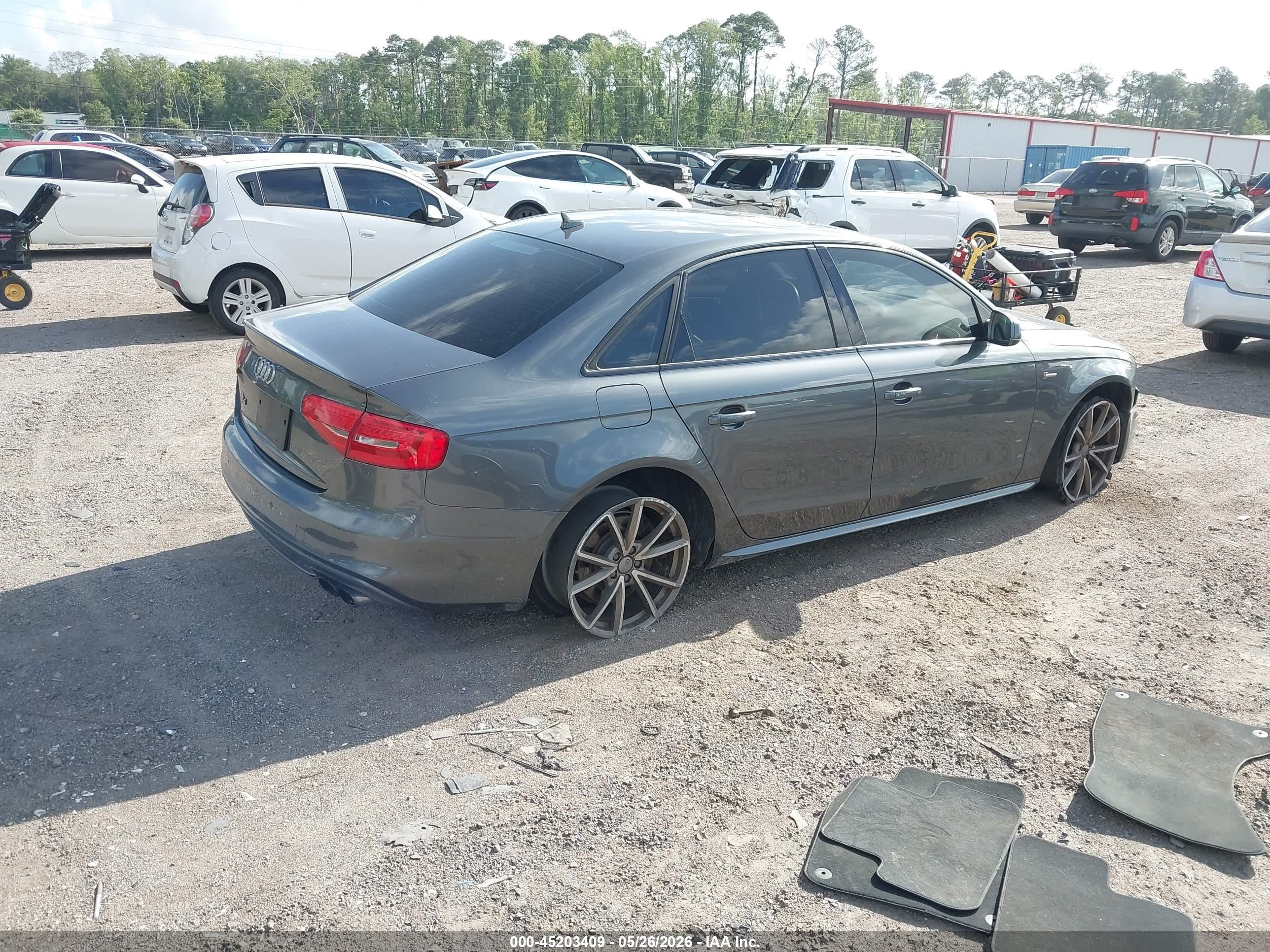 2015 Audi S4 3.0t Premium Plus Gray vin: WAUBGAFL8FA120768