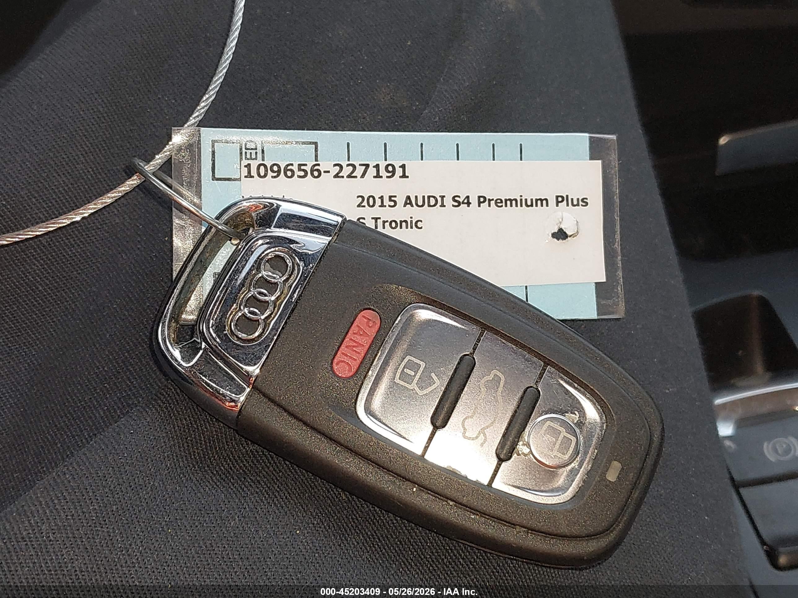2015 Audi S4 3.0t Premium Plus Gray vin: WAUBGAFL8FA120768