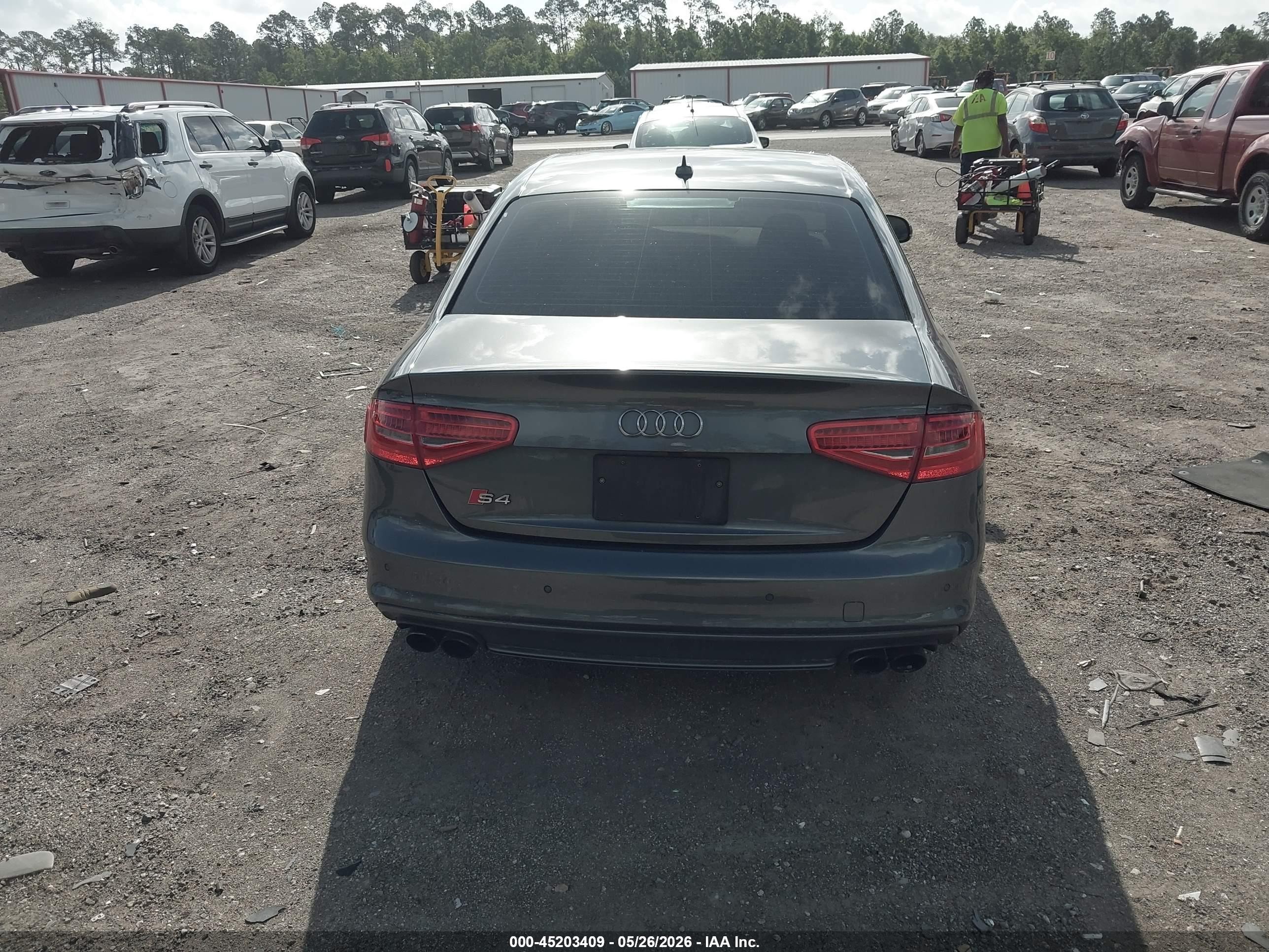 2015 Audi S4 3.0t Premium Plus Gray vin: WAUBGAFL8FA120768