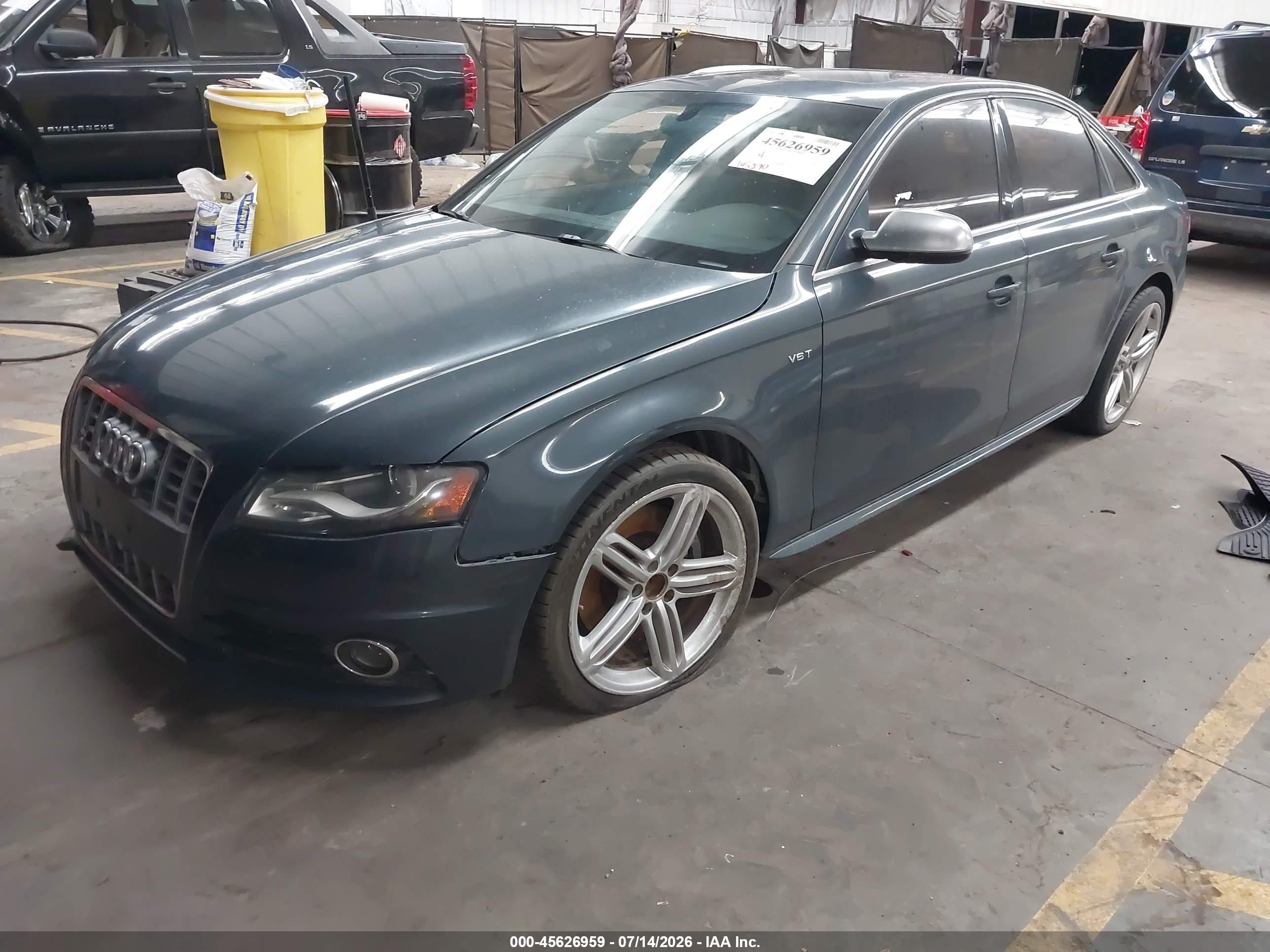 2010 Audi S4 3.0 Premium Plus Green vin: WAUBGAFL9AA088518