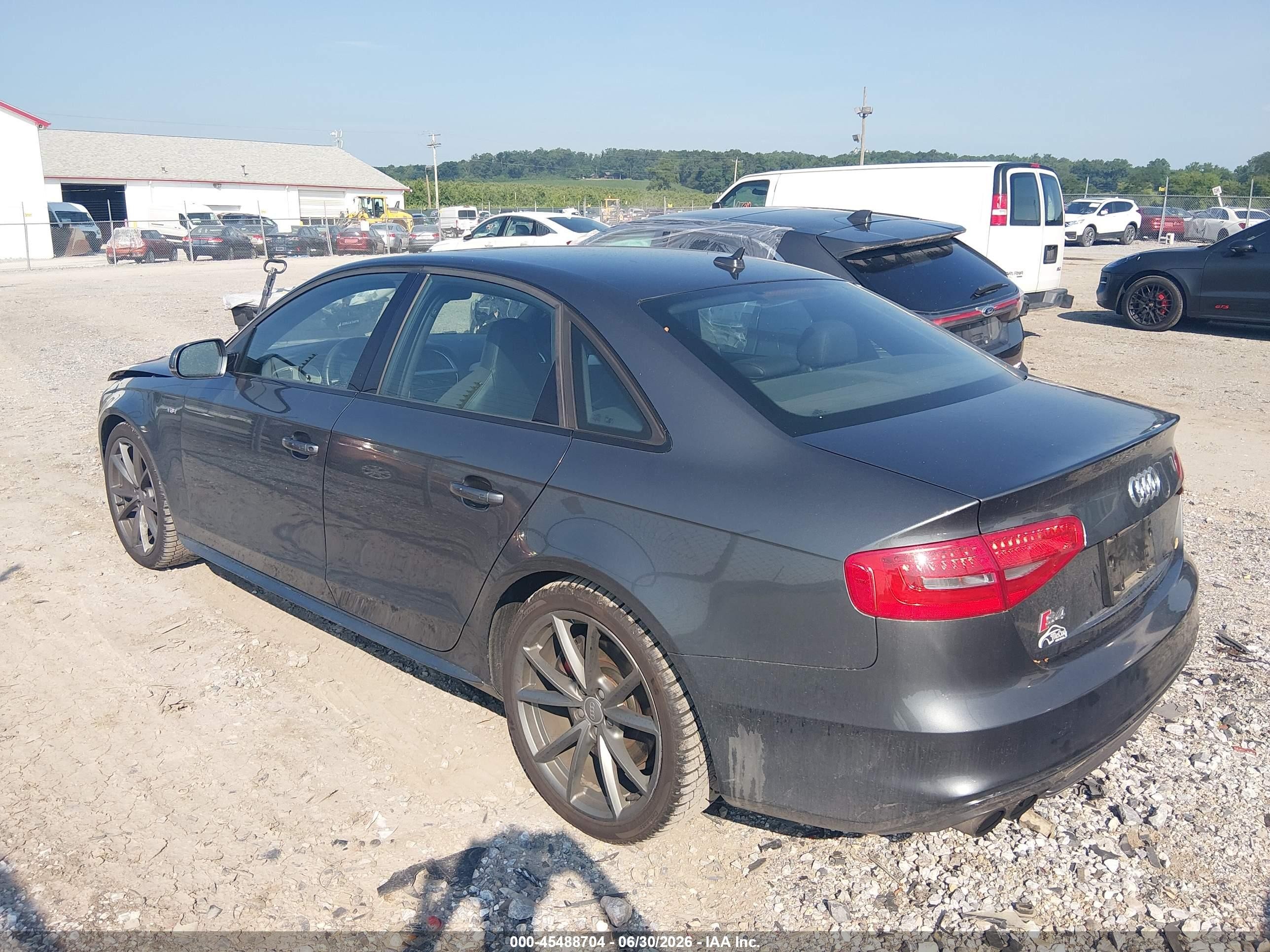 2015 Audi S4 3.0t Premium Plus Серый vin: WAUBGAFL9FA120939