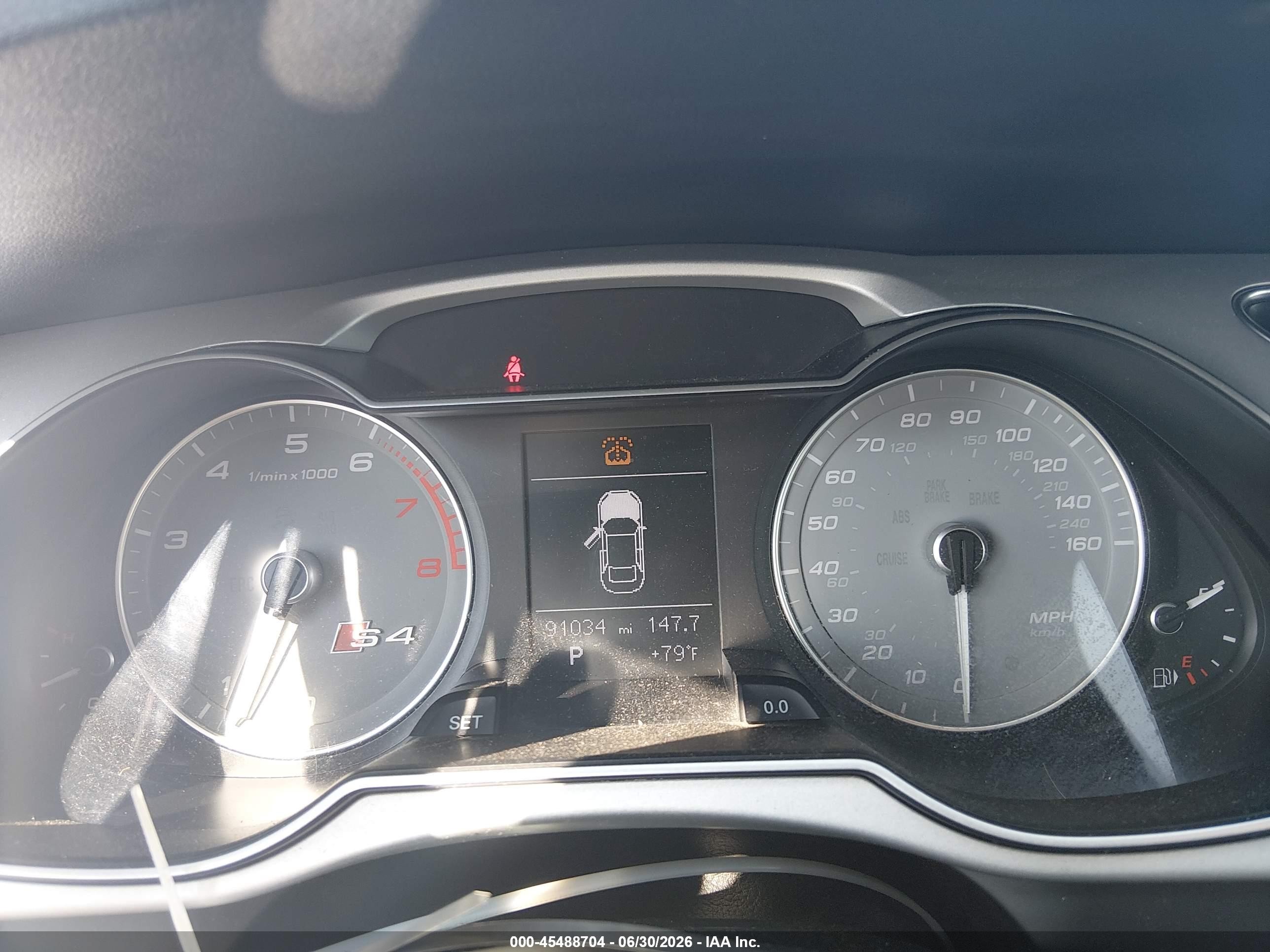 2015 Audi S4 3.0t Premium Plus Серый vin: WAUBGAFL9FA120939