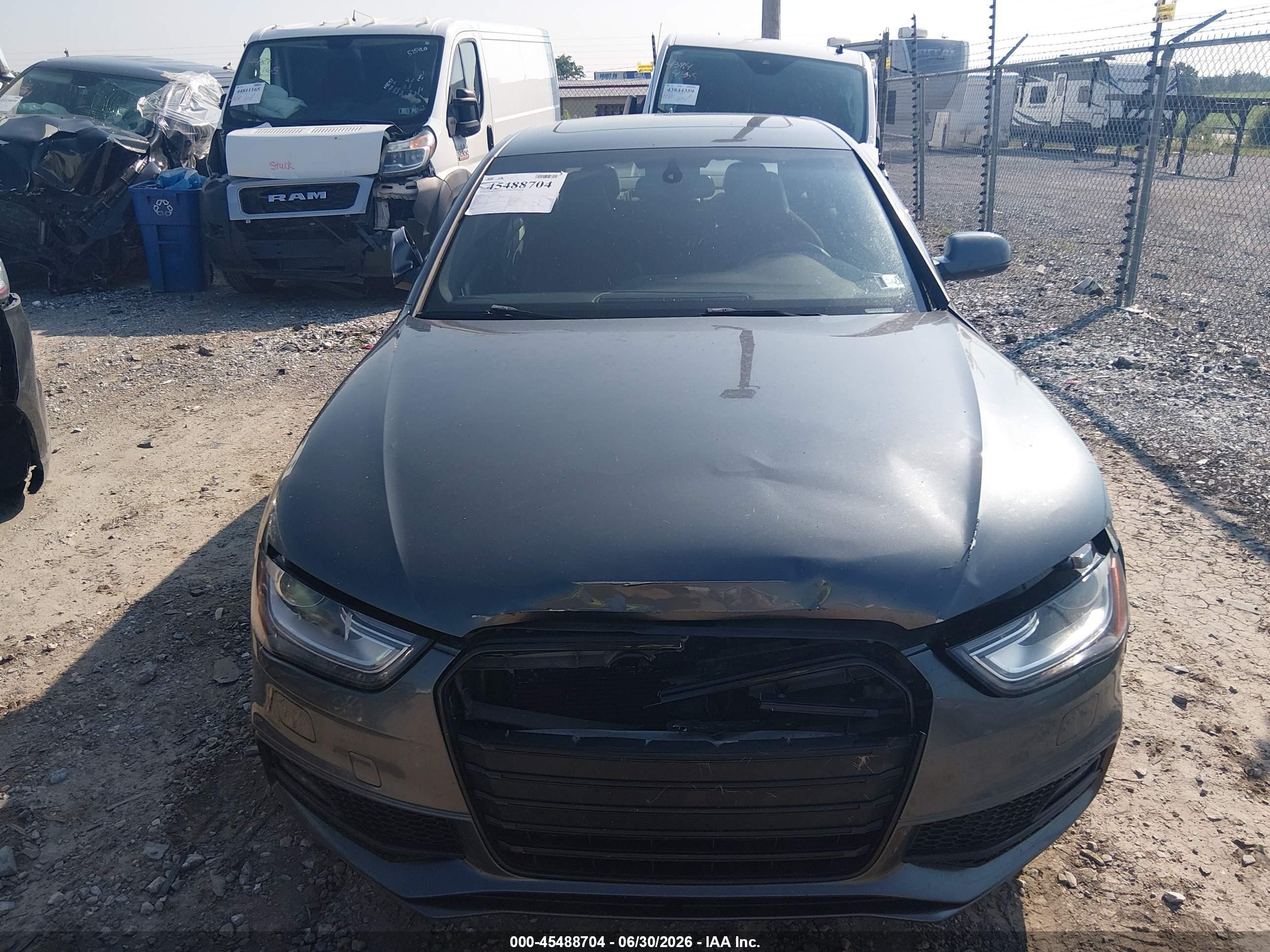 2015 Audi S4 3.0t Premium Plus Серый vin: WAUBGAFL9FA120939