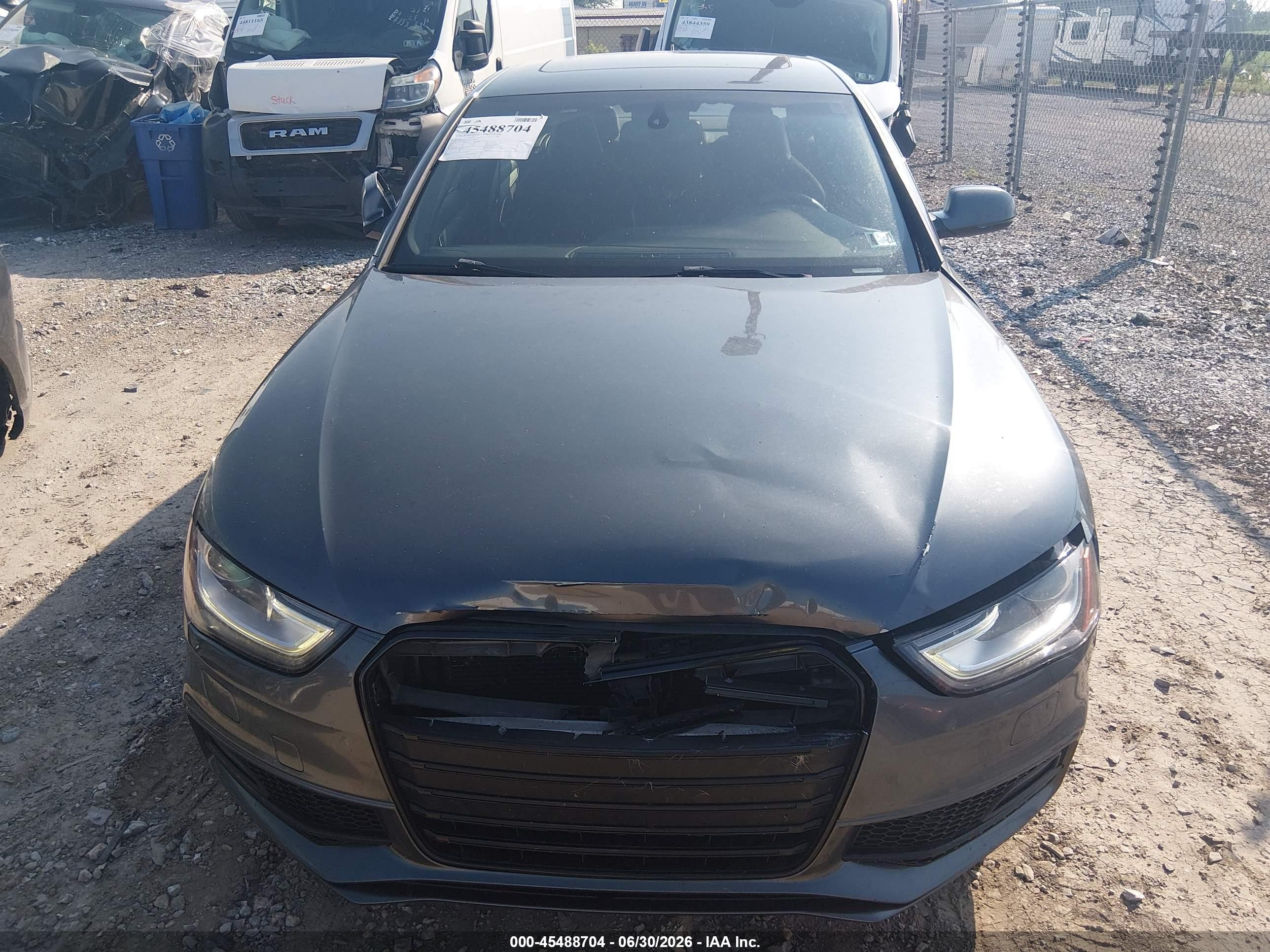 2015 Audi S4 3.0t Premium Plus Серый vin: WAUBGAFL9FA120939