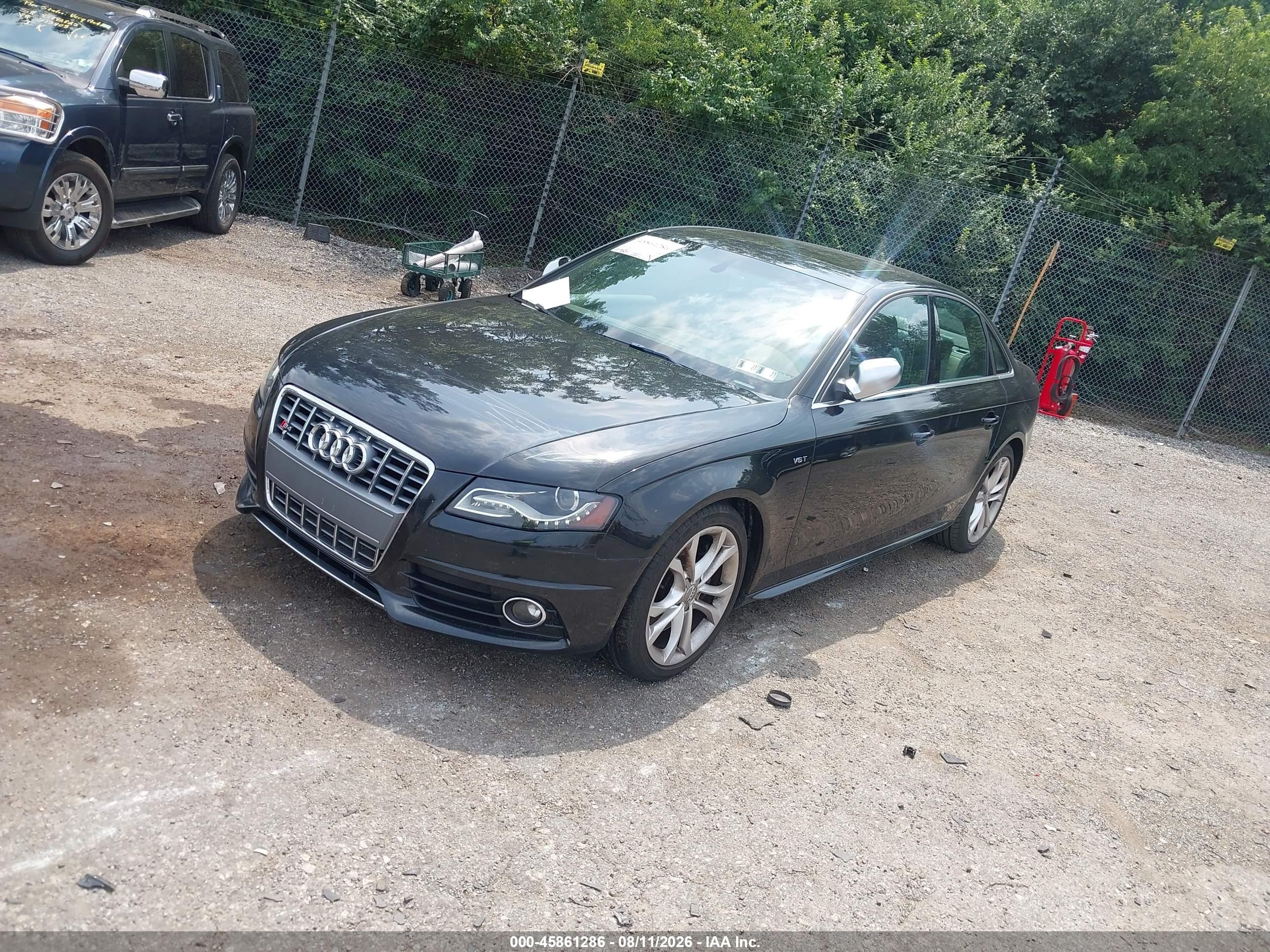 2010 Audi S4 3.0 Premium Plus Black vin: WAUBGAFLXAA019952