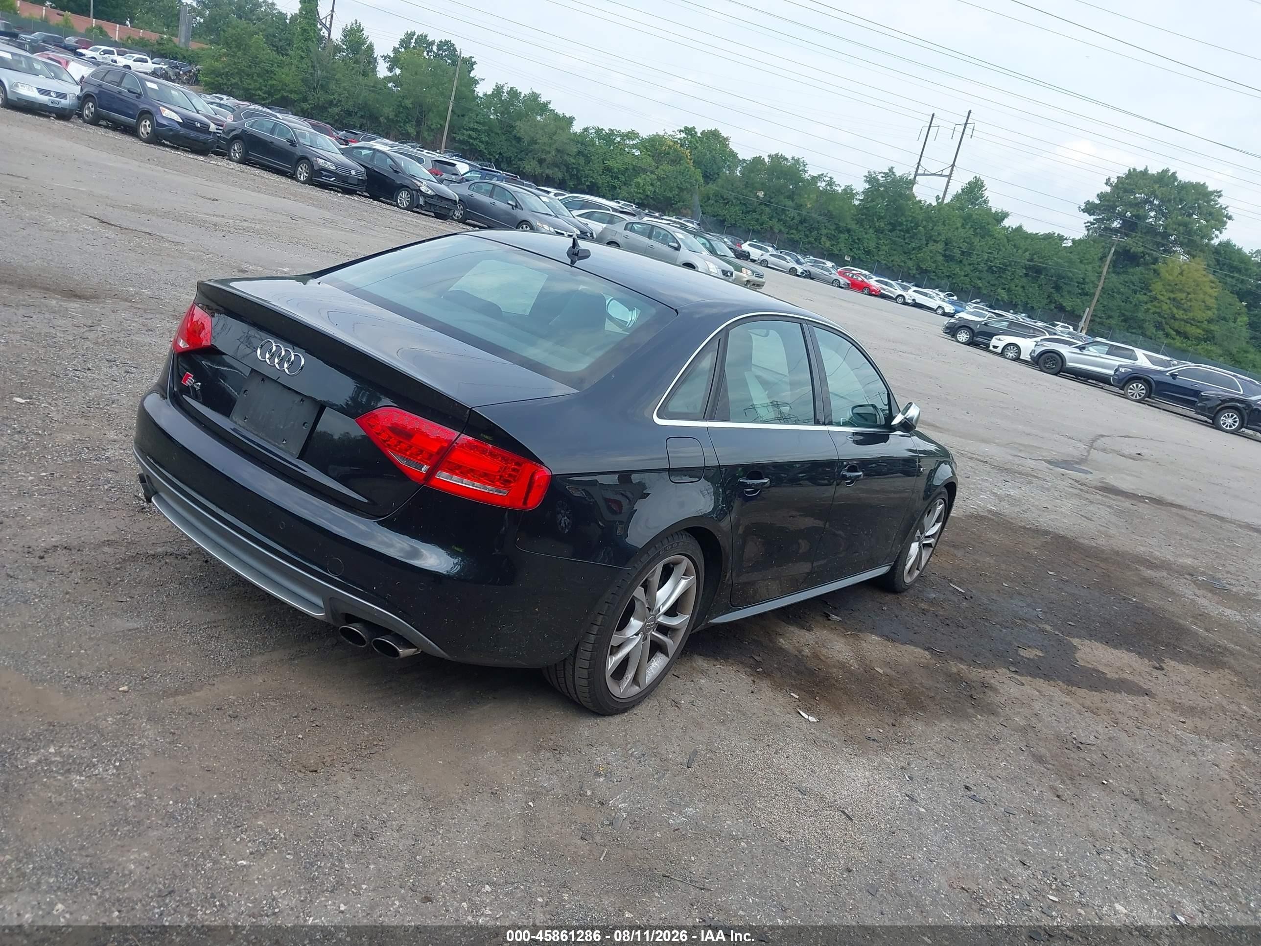 2010 Audi S4 3.0 Premium Plus Black vin: WAUBGAFLXAA019952