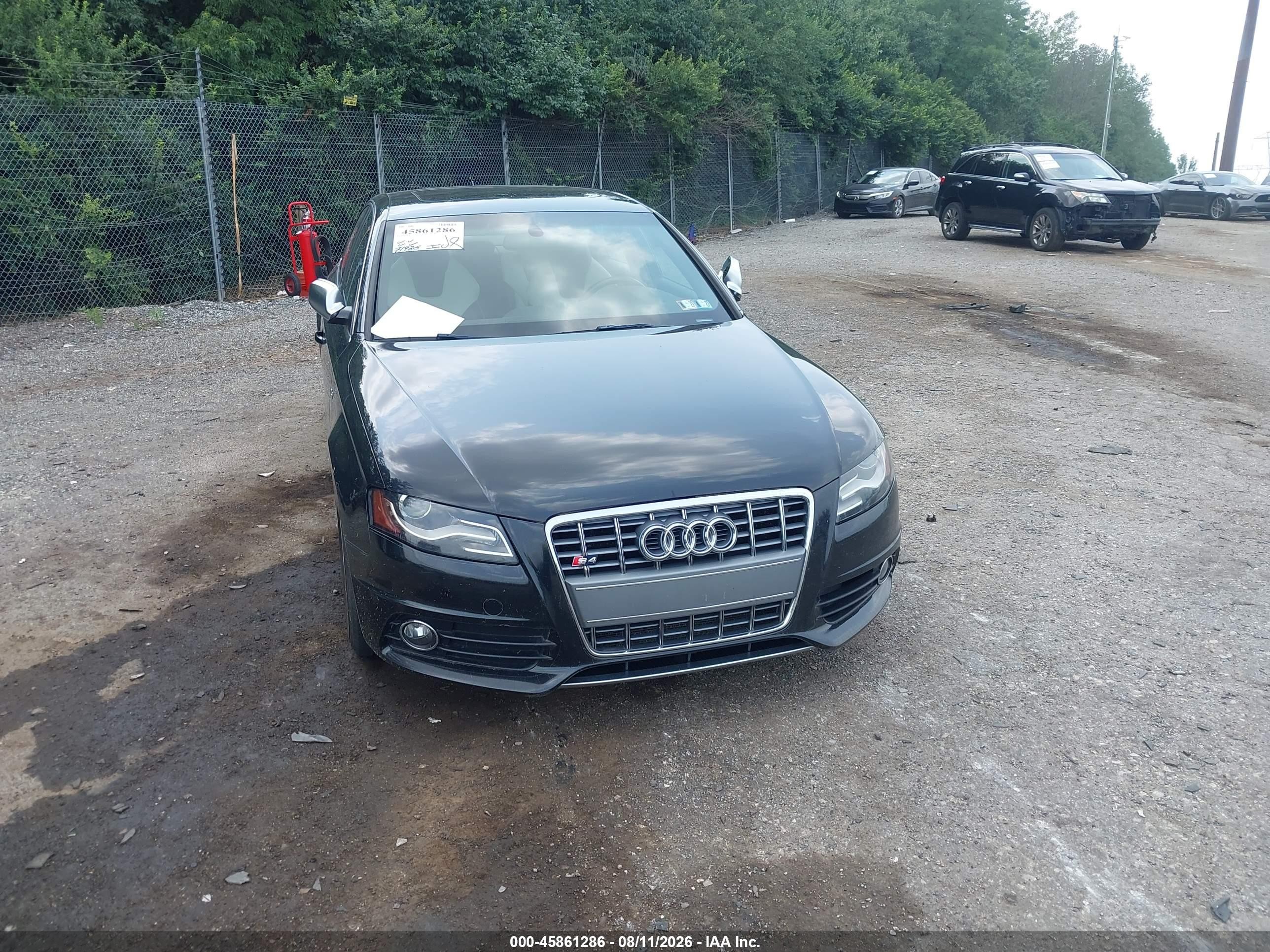 2010 Audi S4 3.0 Premium Plus Black vin: WAUBGAFLXAA019952