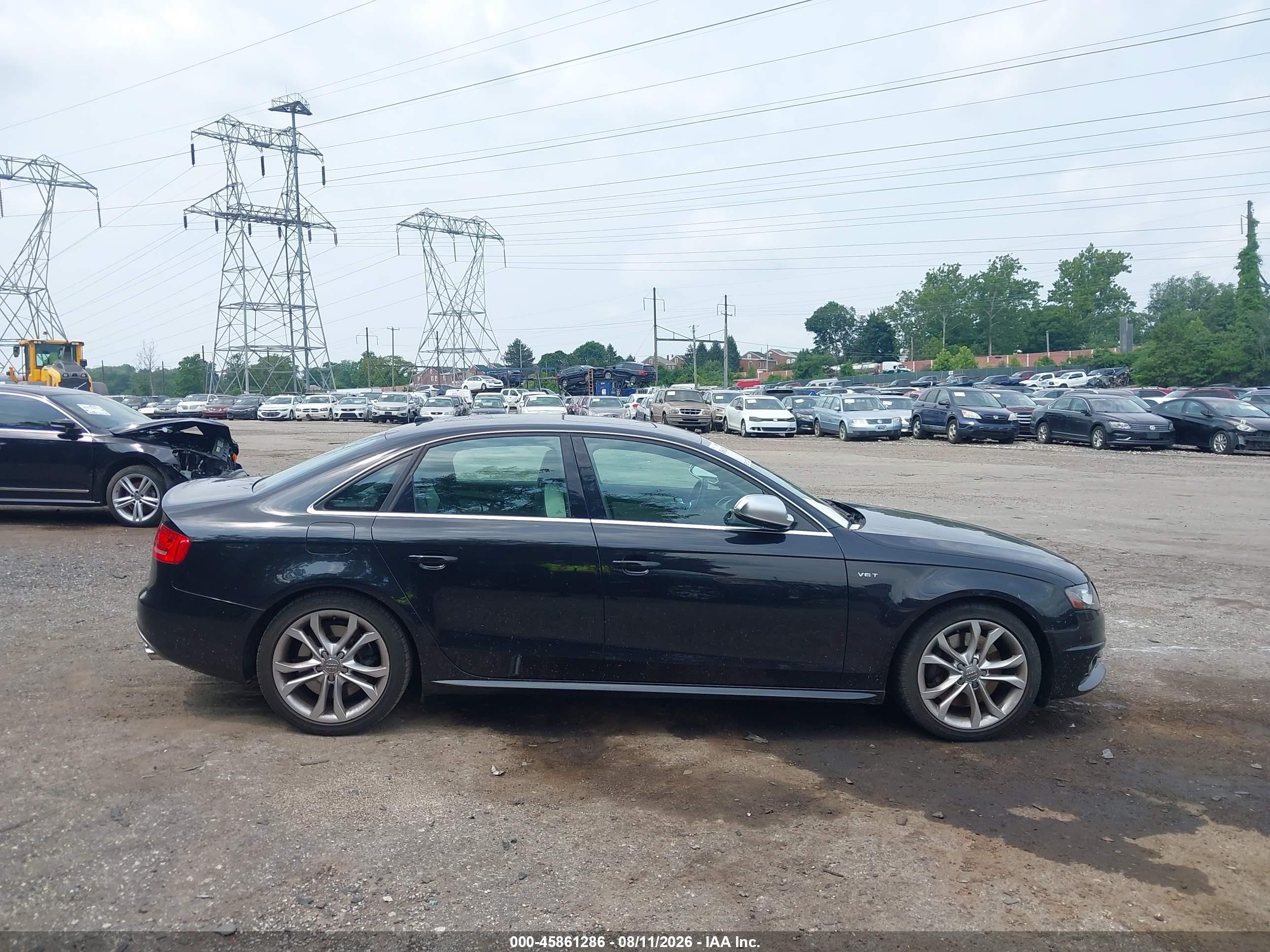 2010 Audi S4 3.0 Premium Plus Black vin: WAUBGAFLXAA019952