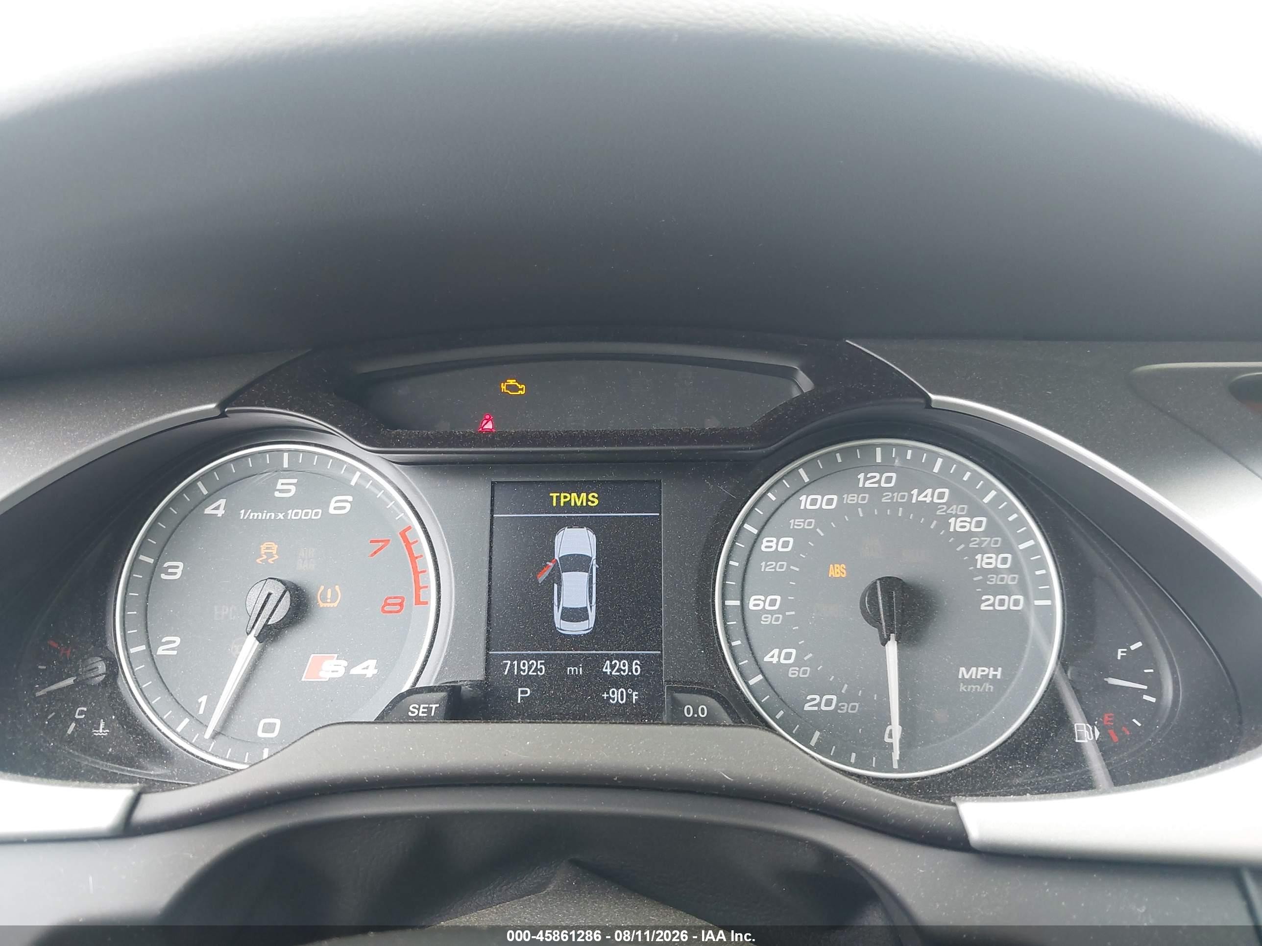2010 Audi S4 3.0 Premium Plus Black vin: WAUBGAFLXAA019952
