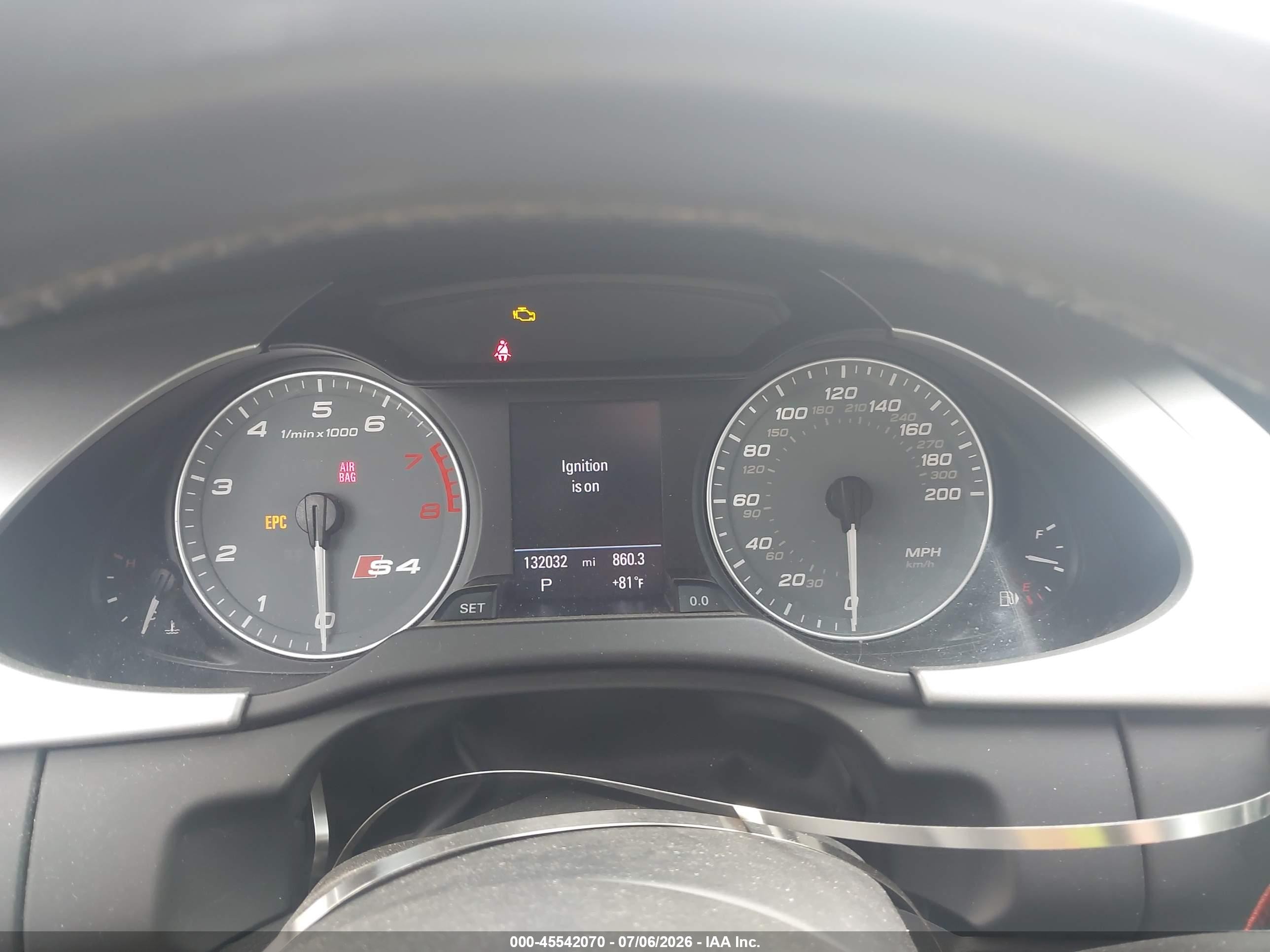 2010 Audi S4 3.0 Premium Plus White vin: WAUBGAFLXAA147429