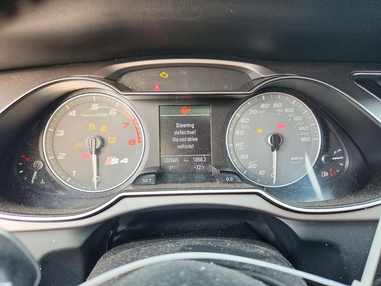2013 Audi S4 Premium Plus Gray vin: WAUBGAFLXDA130778
