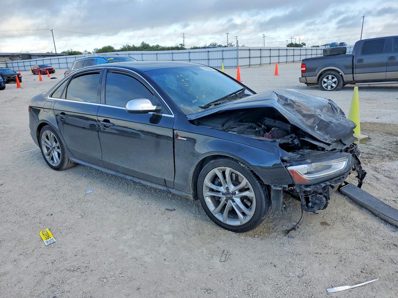 2013 Audi S4 Premium Plus Black vin: WAUBGAFLXDA162694