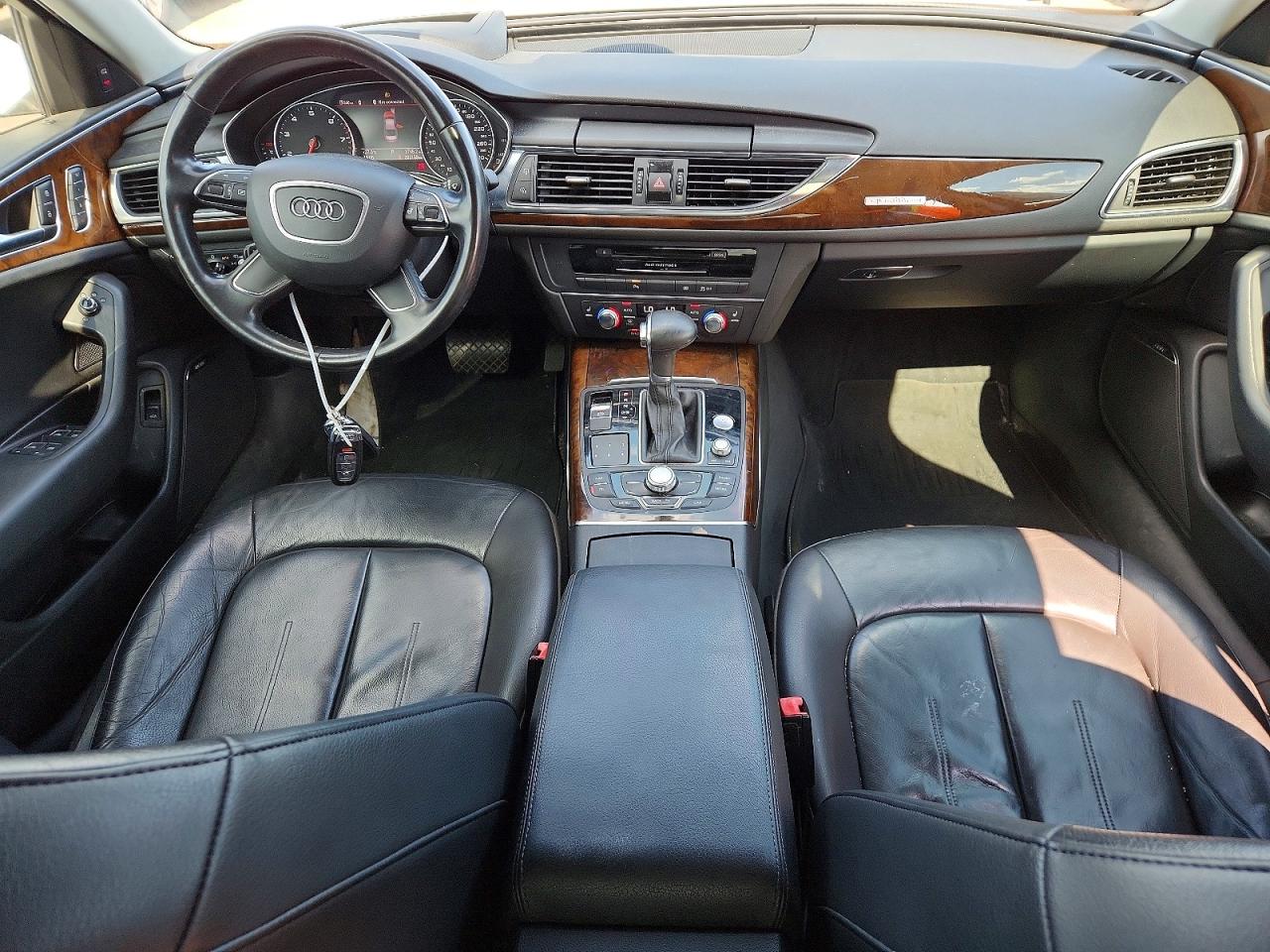 2012 Audi A6 Quattro White vin: WAUBGCFCXCN007064