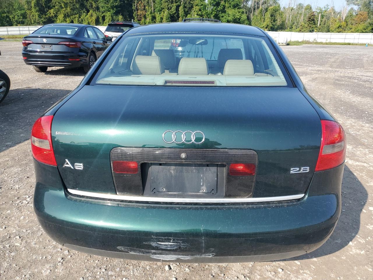 2000 Audi A6 2.8 Зеленый vin: WAUBH24B0YN124063