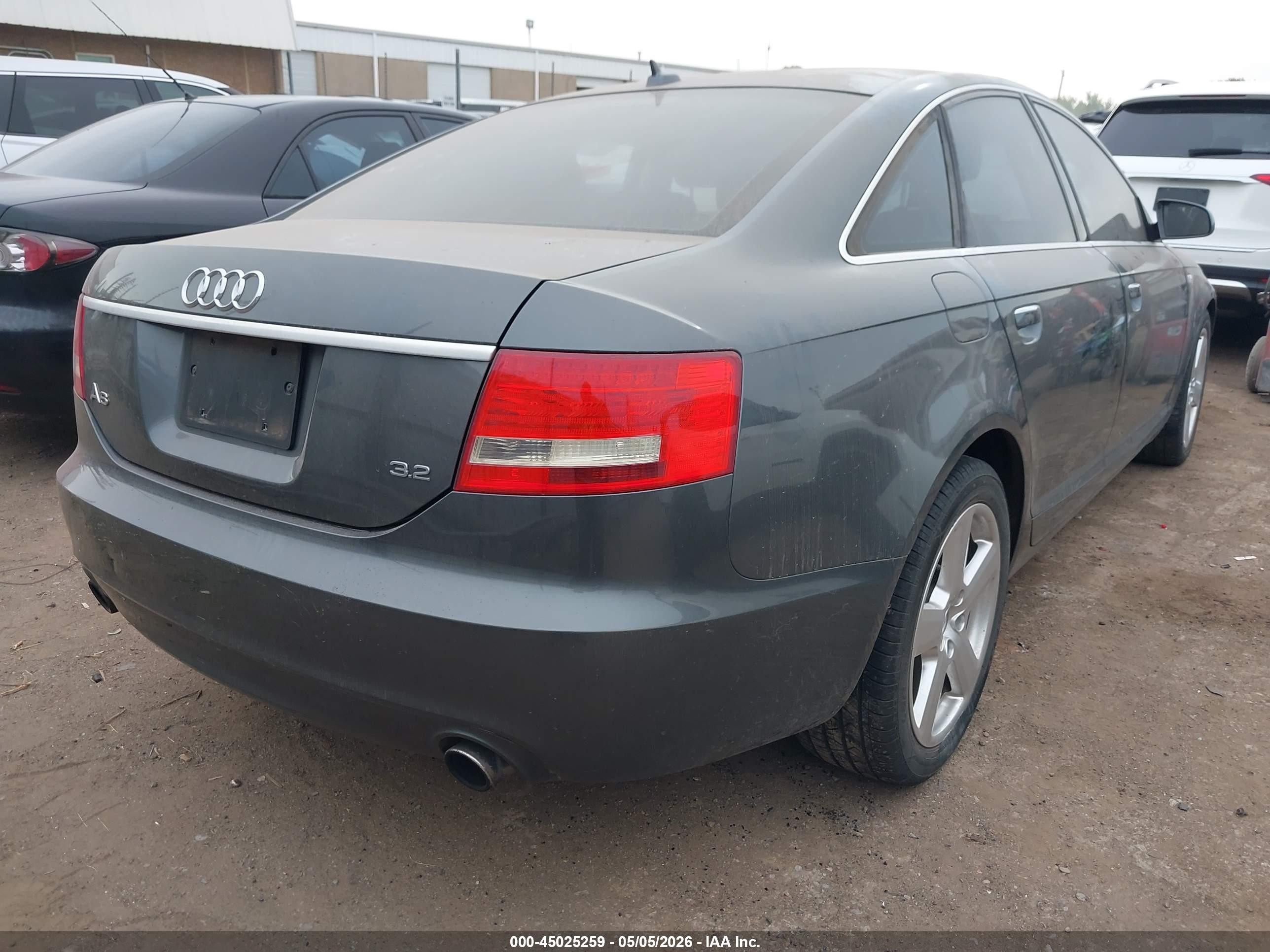 2007 Audi A6 3.2 Black vin: WAUBH74F37N102752