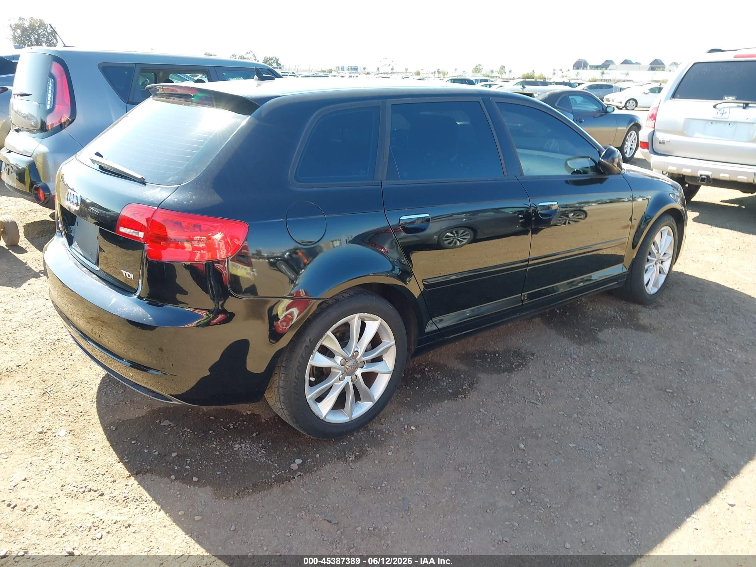 2011 Audi A3 2.0 Tdi Premium Black vin: WAUBJAFM0BA137536