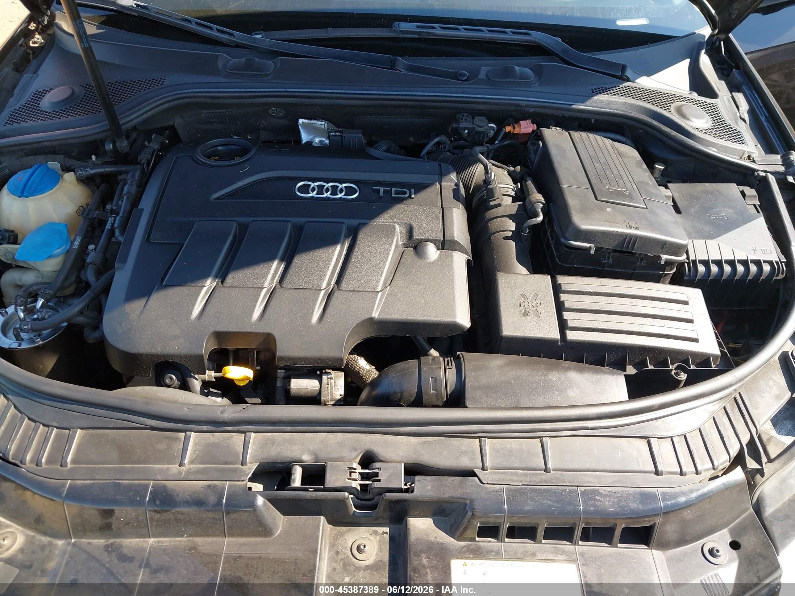 2011 Audi A3 2.0 Tdi Premium Black vin: WAUBJAFM0BA137536