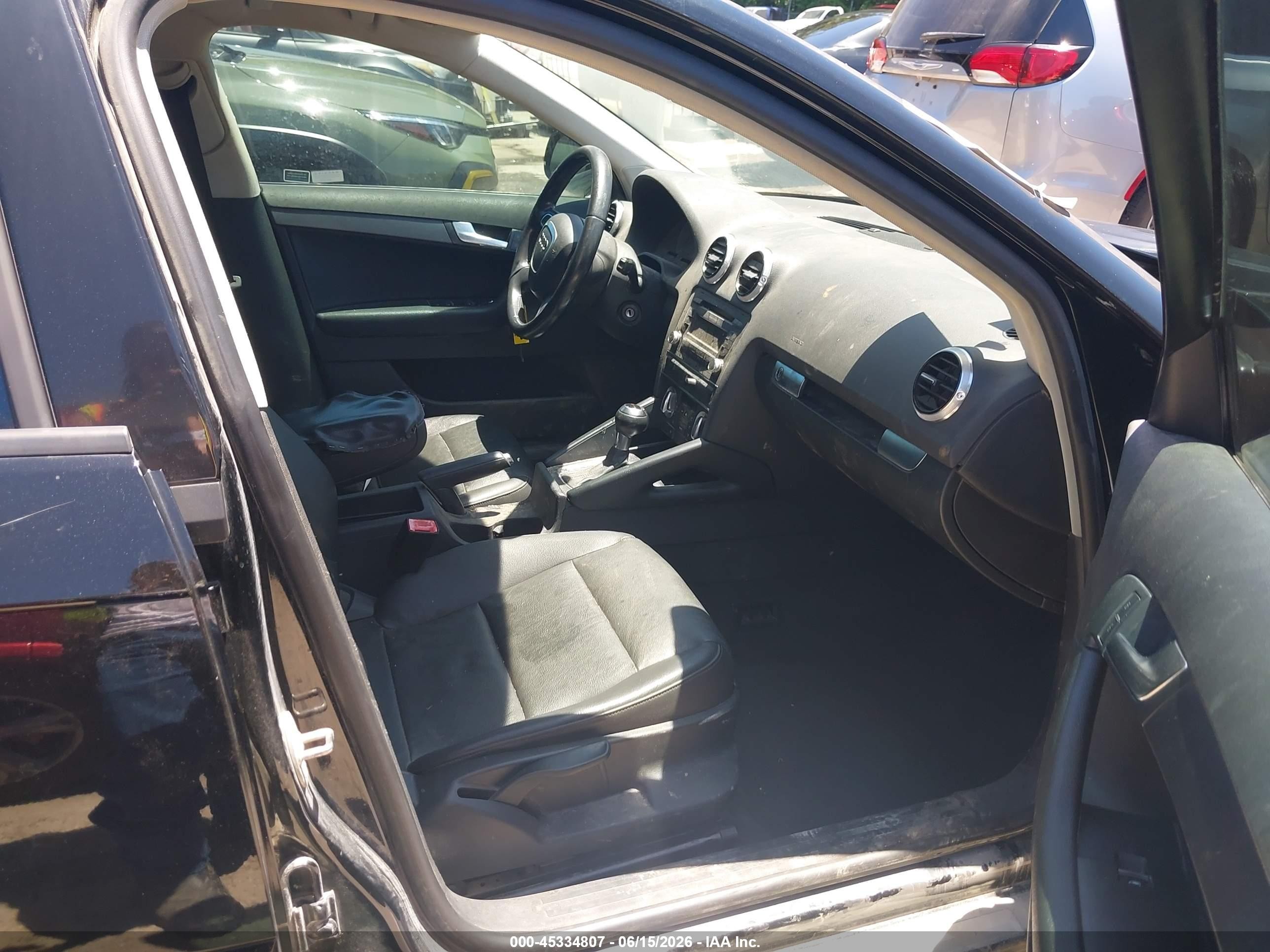 2012 Audi A3 2.0 Tdi Premium Black vin: WAUBJAFM0CA010156