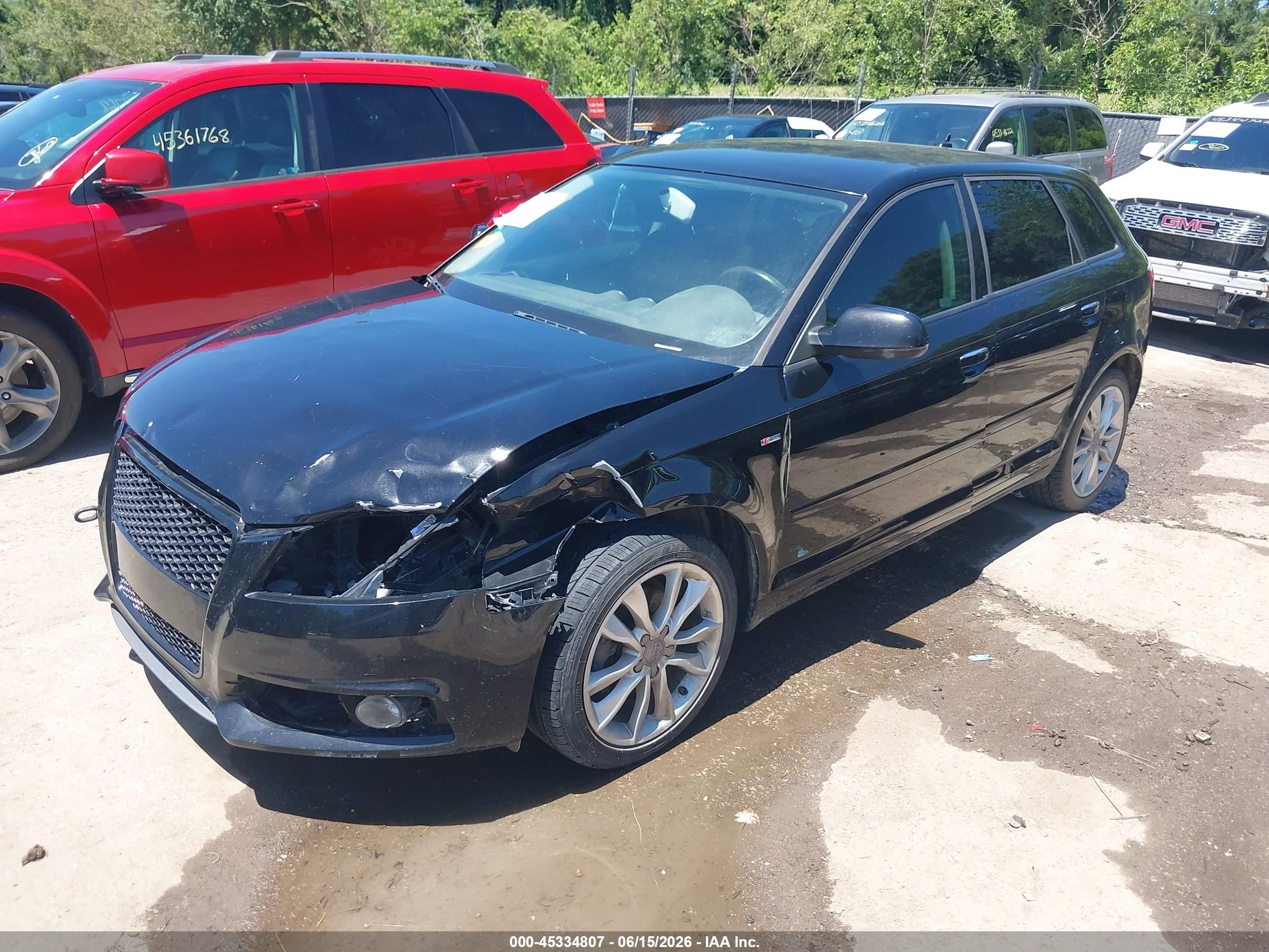 2012 Audi A3 2.0 Tdi Premium Black vin: WAUBJAFM0CA010156