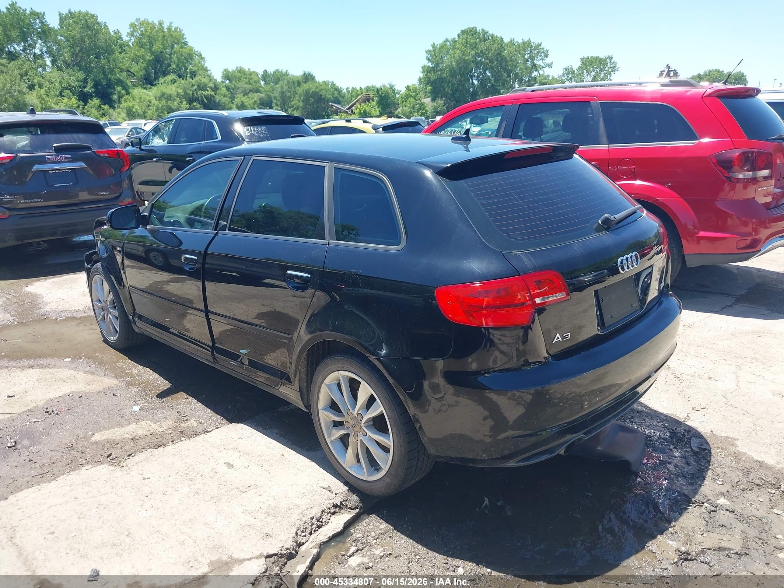 2012 Audi A3 2.0 Tdi Premium Black vin: WAUBJAFM0CA010156