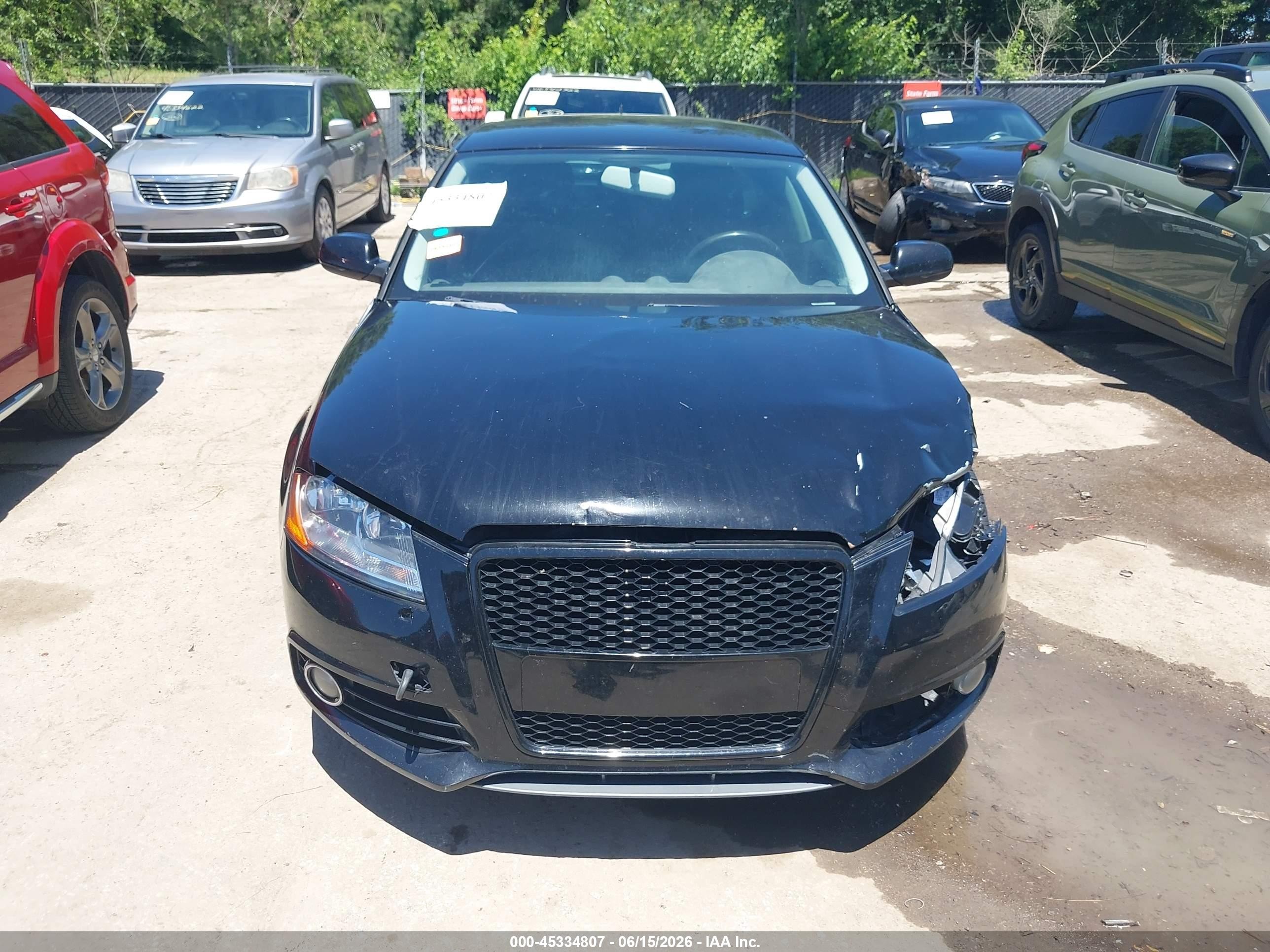 2012 Audi A3 2.0 Tdi Premium Black vin: WAUBJAFM0CA010156