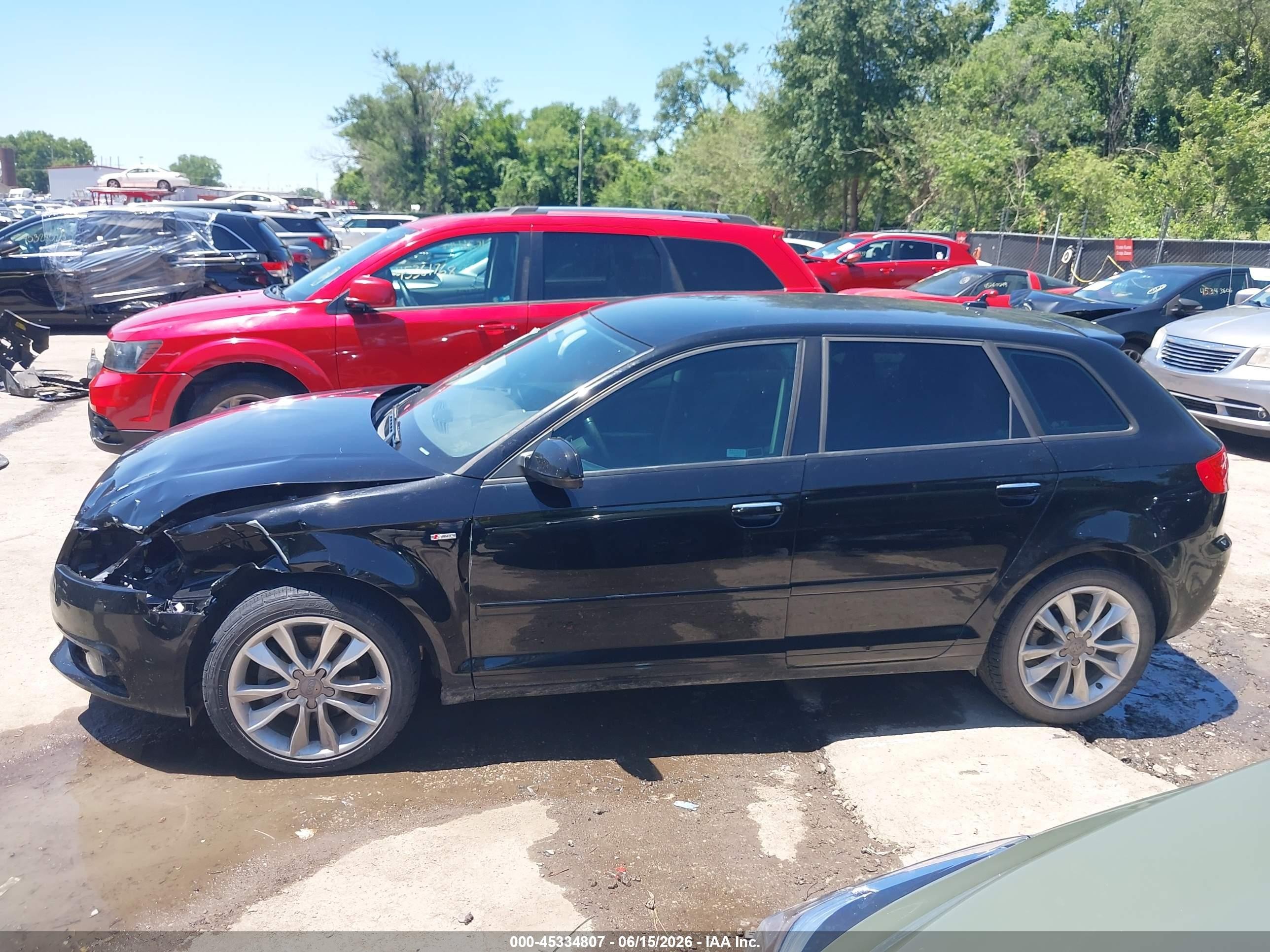 2012 Audi A3 2.0 Tdi Premium Black vin: WAUBJAFM0CA010156