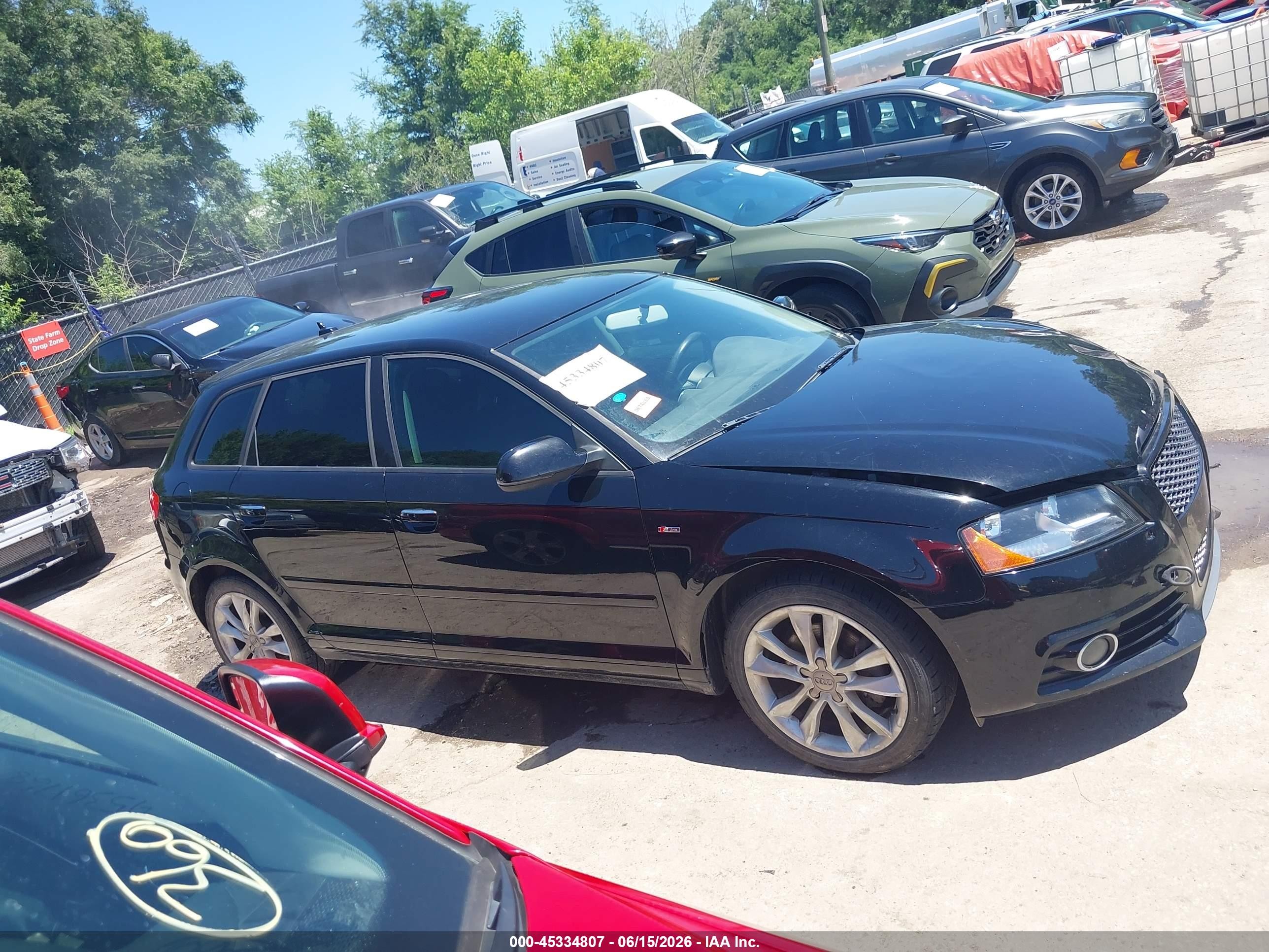 2012 Audi A3 2.0 Tdi Premium Black vin: WAUBJAFM0CA010156