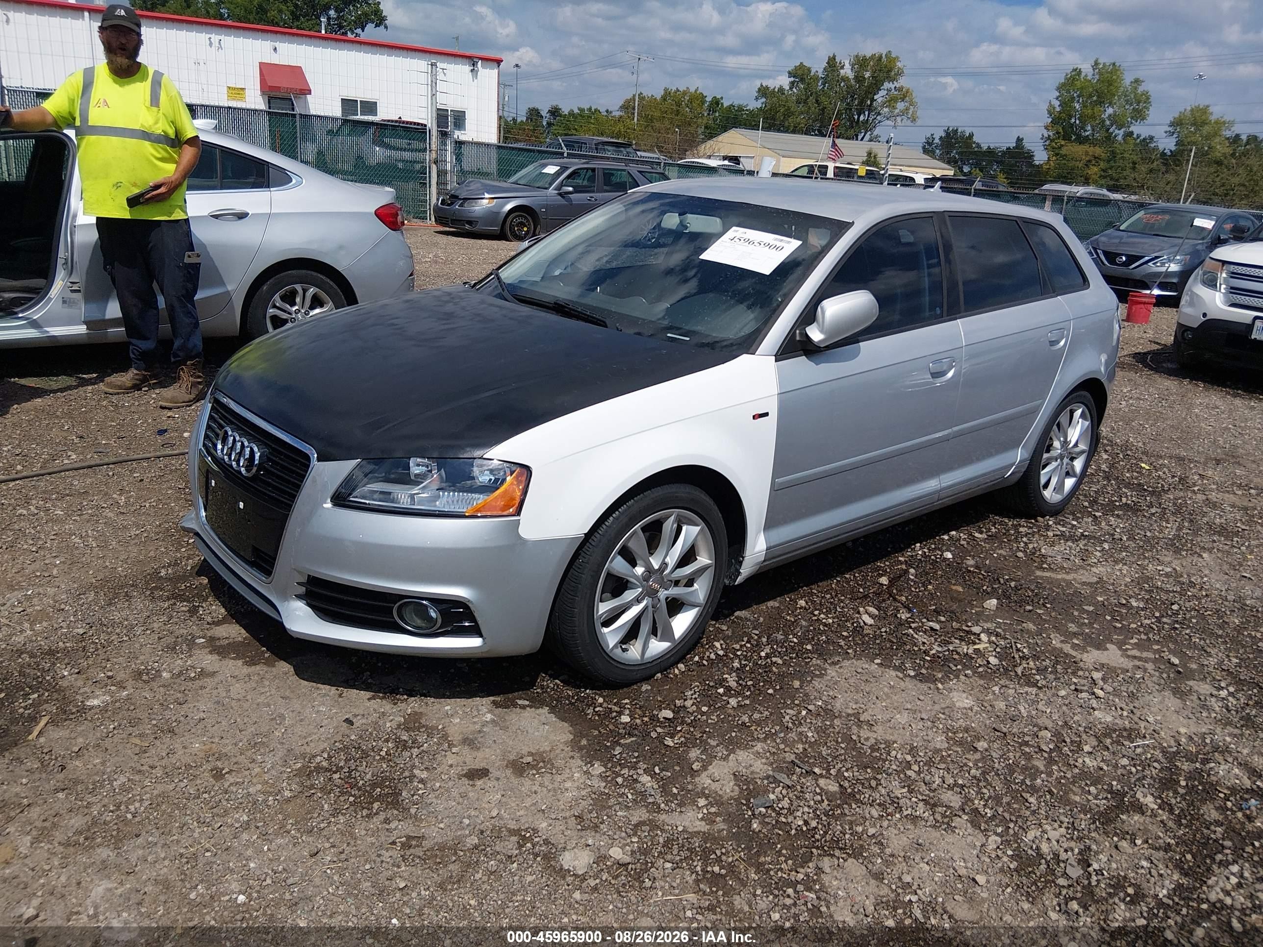 2012 Audi A3 2.0 Tdi Premium Silver vin: WAUBJAFM0CA029628